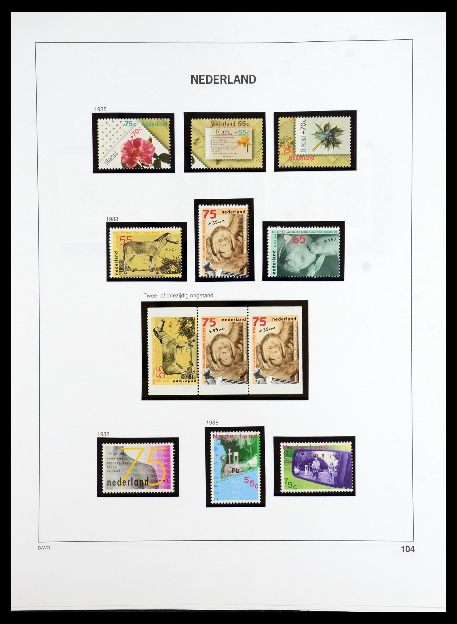 35911 113 - Stamp Collection 35911 Netherlands 1852-1989.