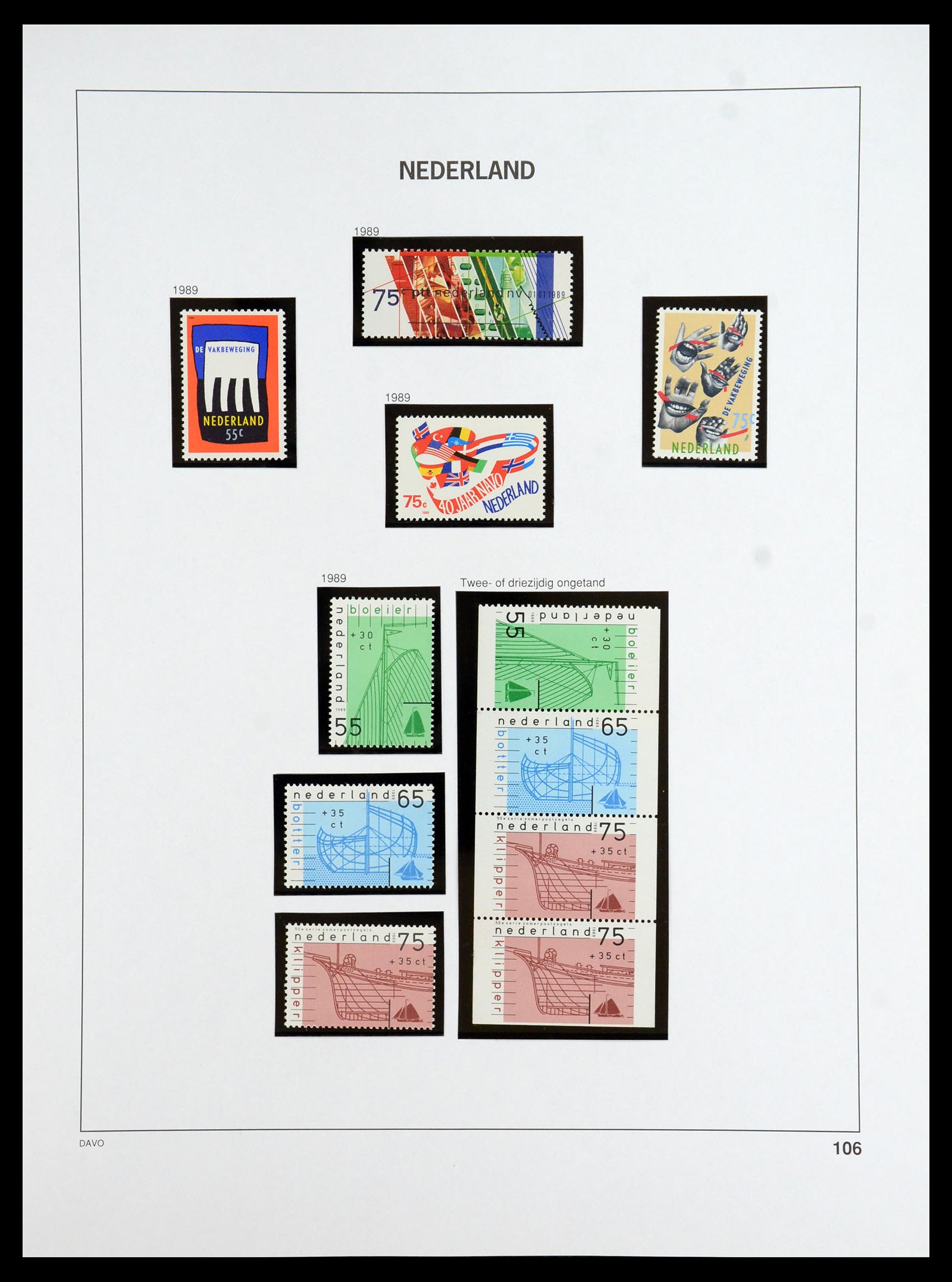 35911 117 - Stamp Collection 35911 Netherlands 1852-1989.