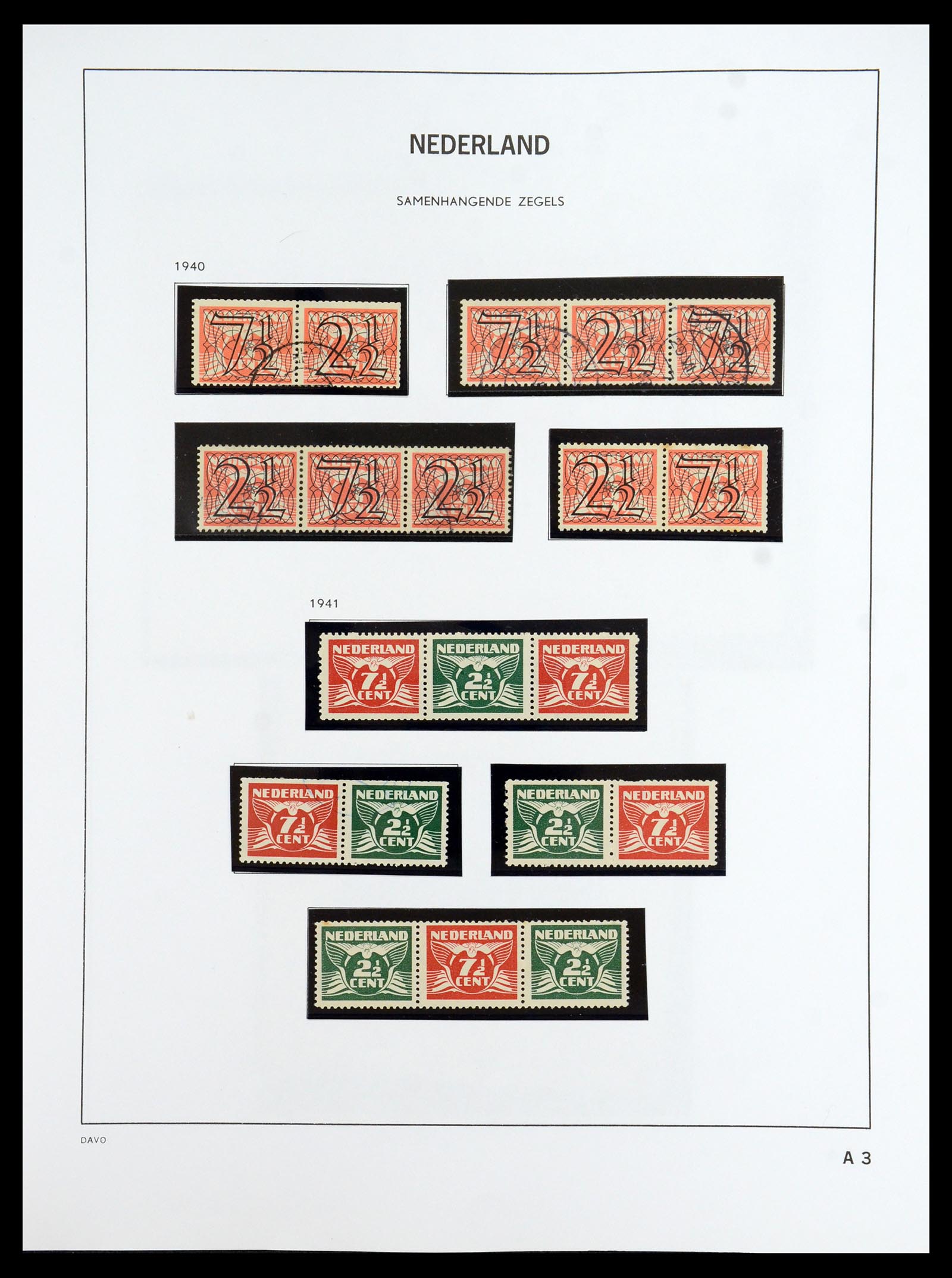 35911 123 - Postzegelverzameling 35911 Nederland 1852-1989.