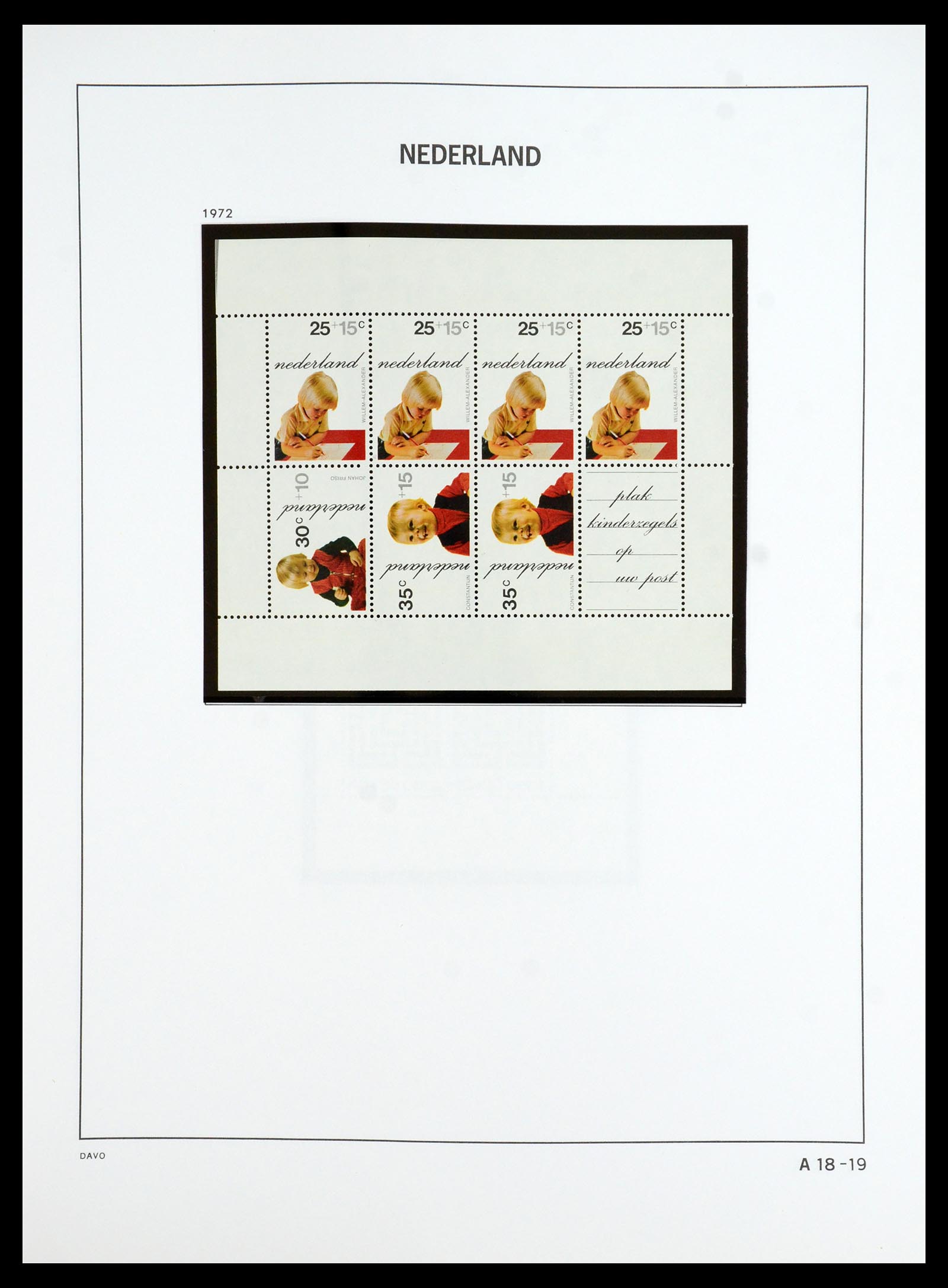35911 134 - Postzegelverzameling 35911 Nederland 1852-1989.