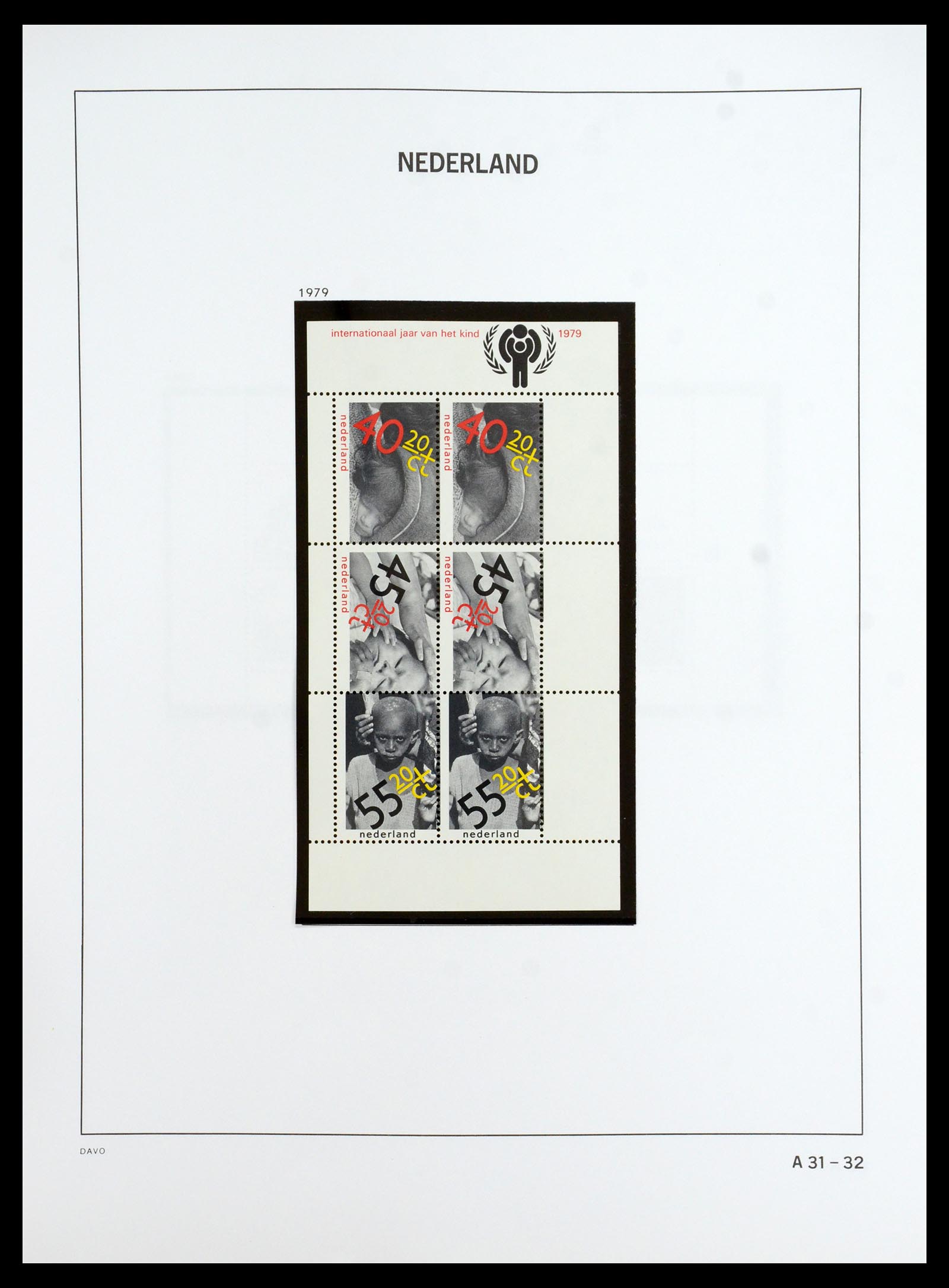 35911 140 - Postzegelverzameling 35911 Nederland 1852-1989.
