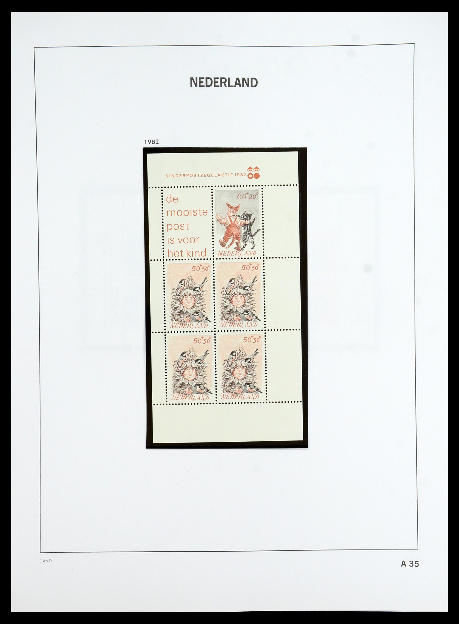 35911 143 - Postzegelverzameling 35911 Nederland 1852-1989.