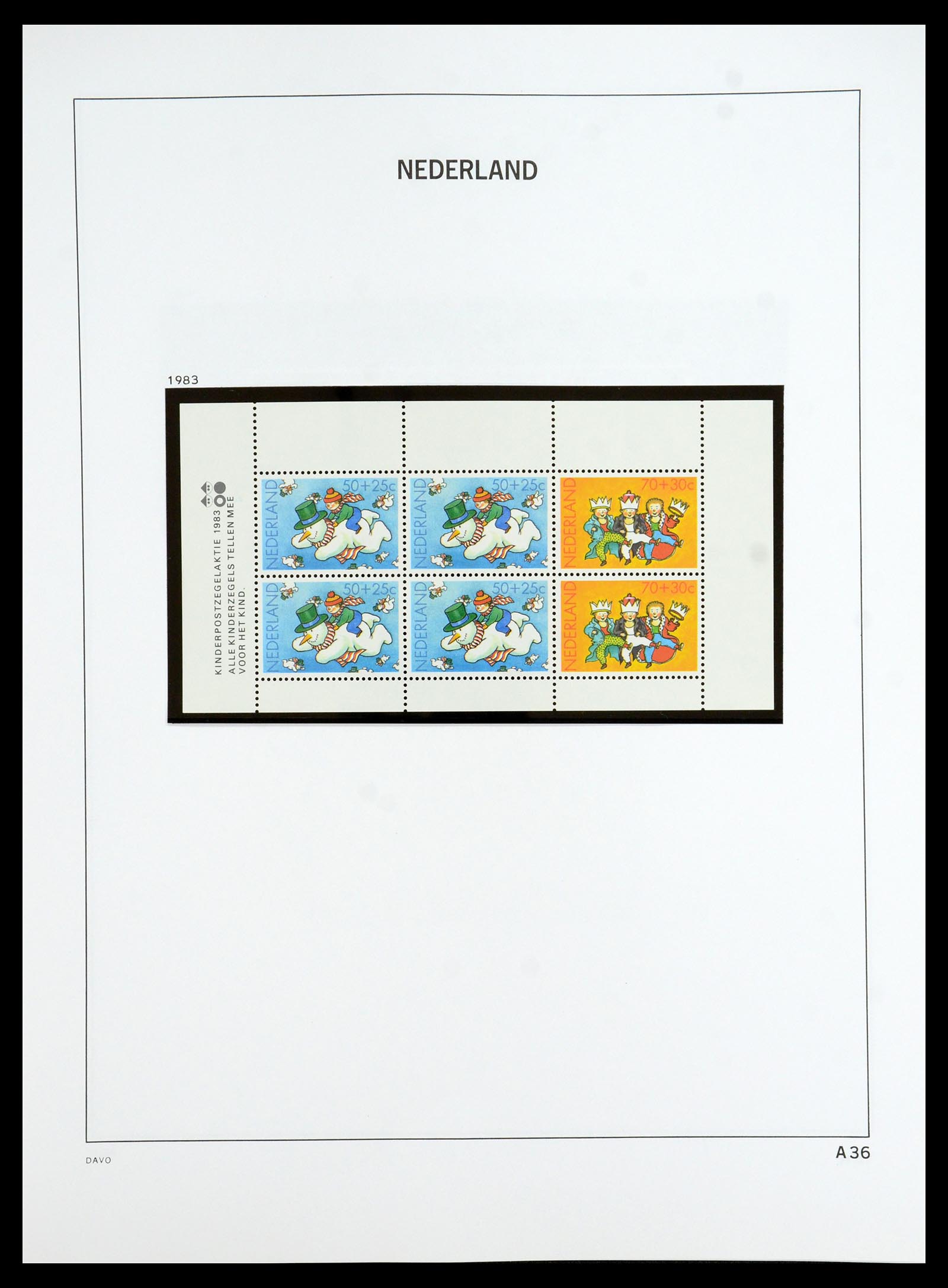 35911 144 - Postzegelverzameling 35911 Nederland 1852-1989.