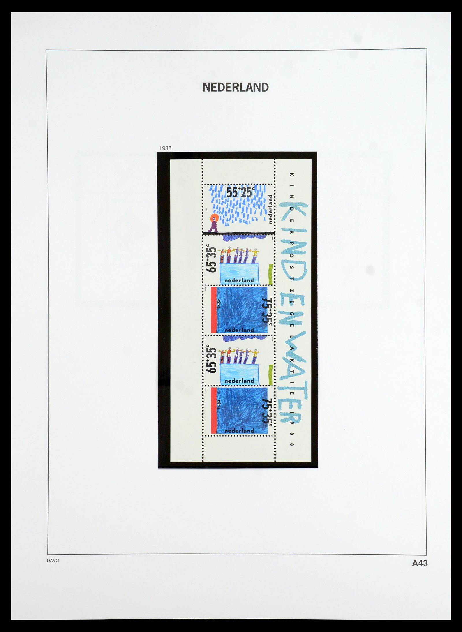 35911 151 - Postzegelverzameling 35911 Nederland 1852-1989.