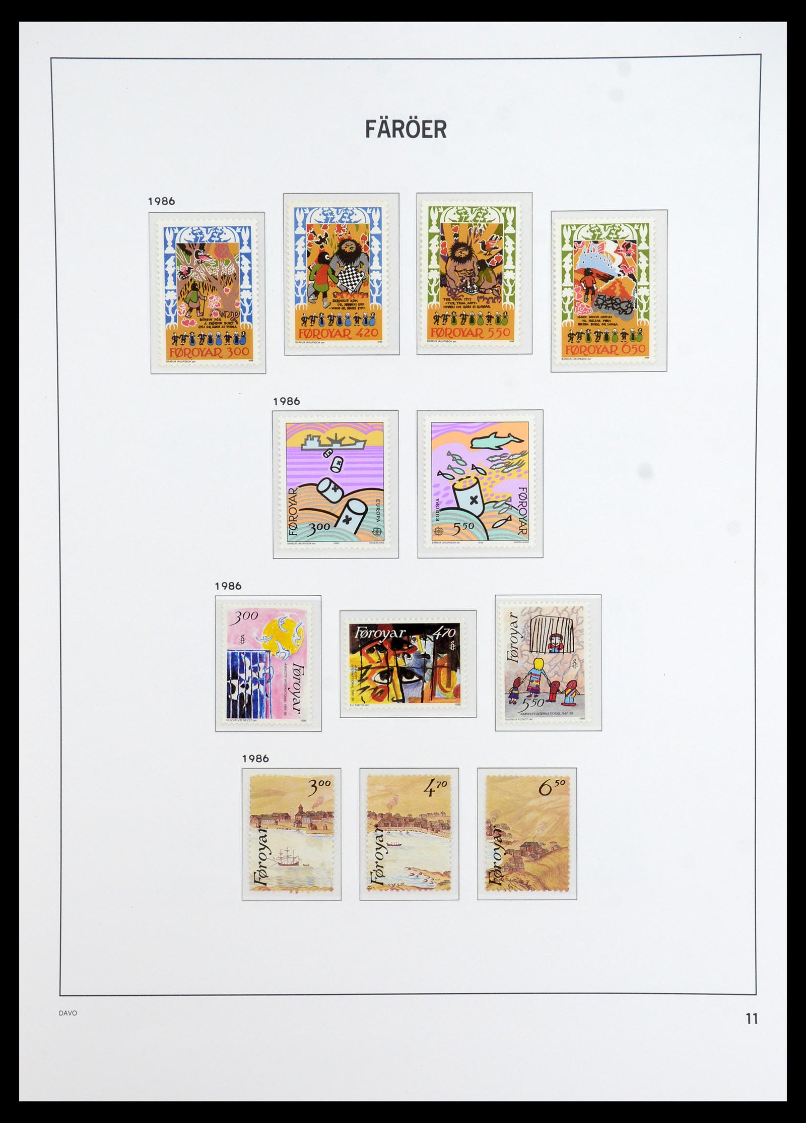 35912 011 - Stamp Collection 35912 Faroe Islands 1975-2005.