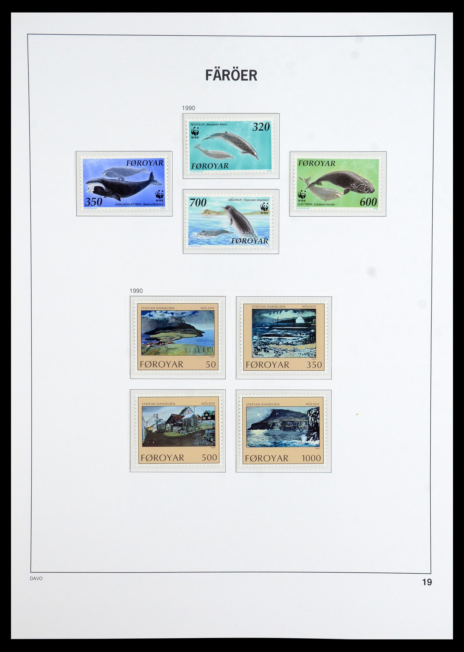 35912 019 - Postzegelverzameling 35912 Faeroer 1975-2005.