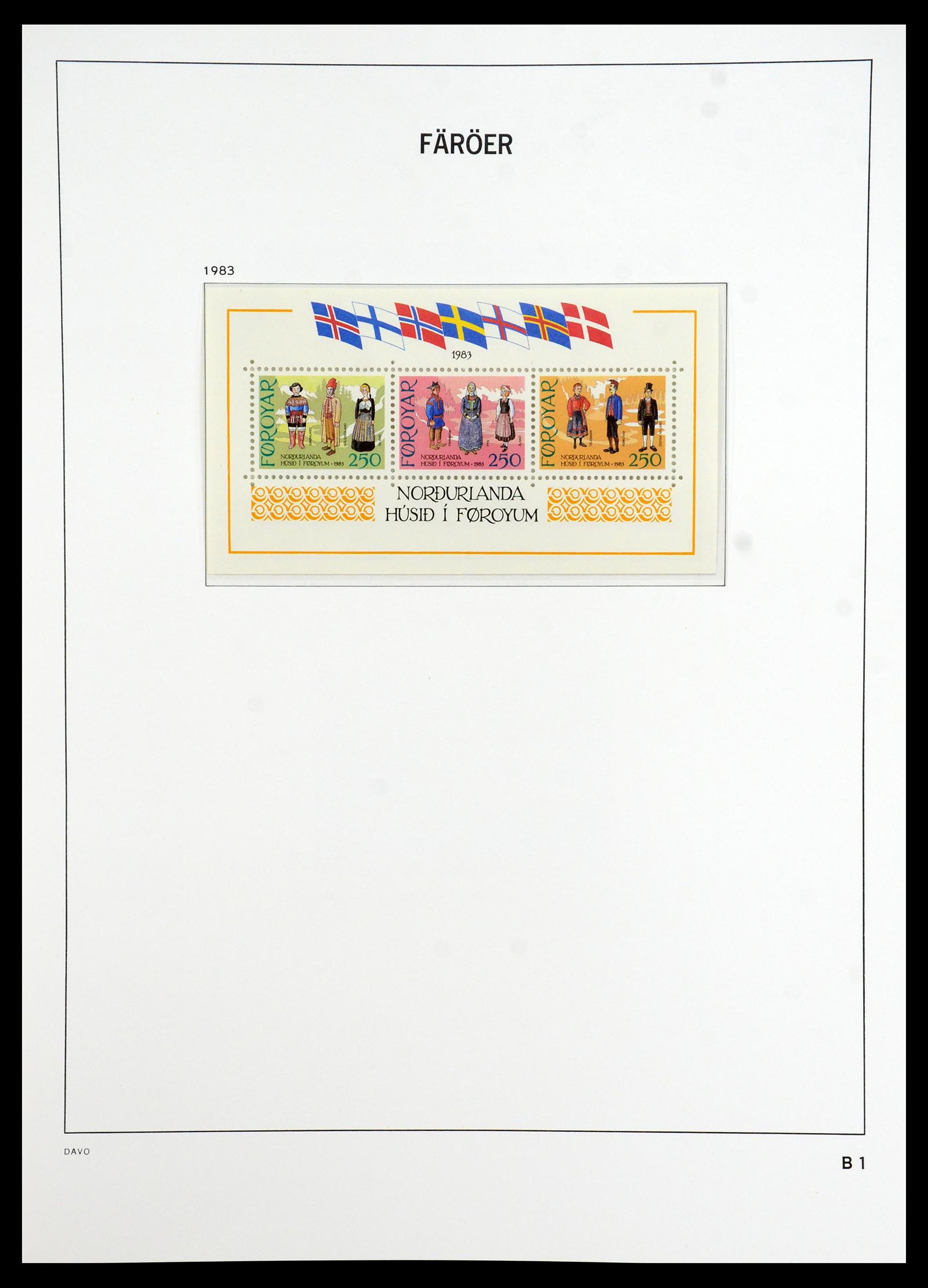 35912 037 - Postzegelverzameling 35912 Faeroer 1975-2005.