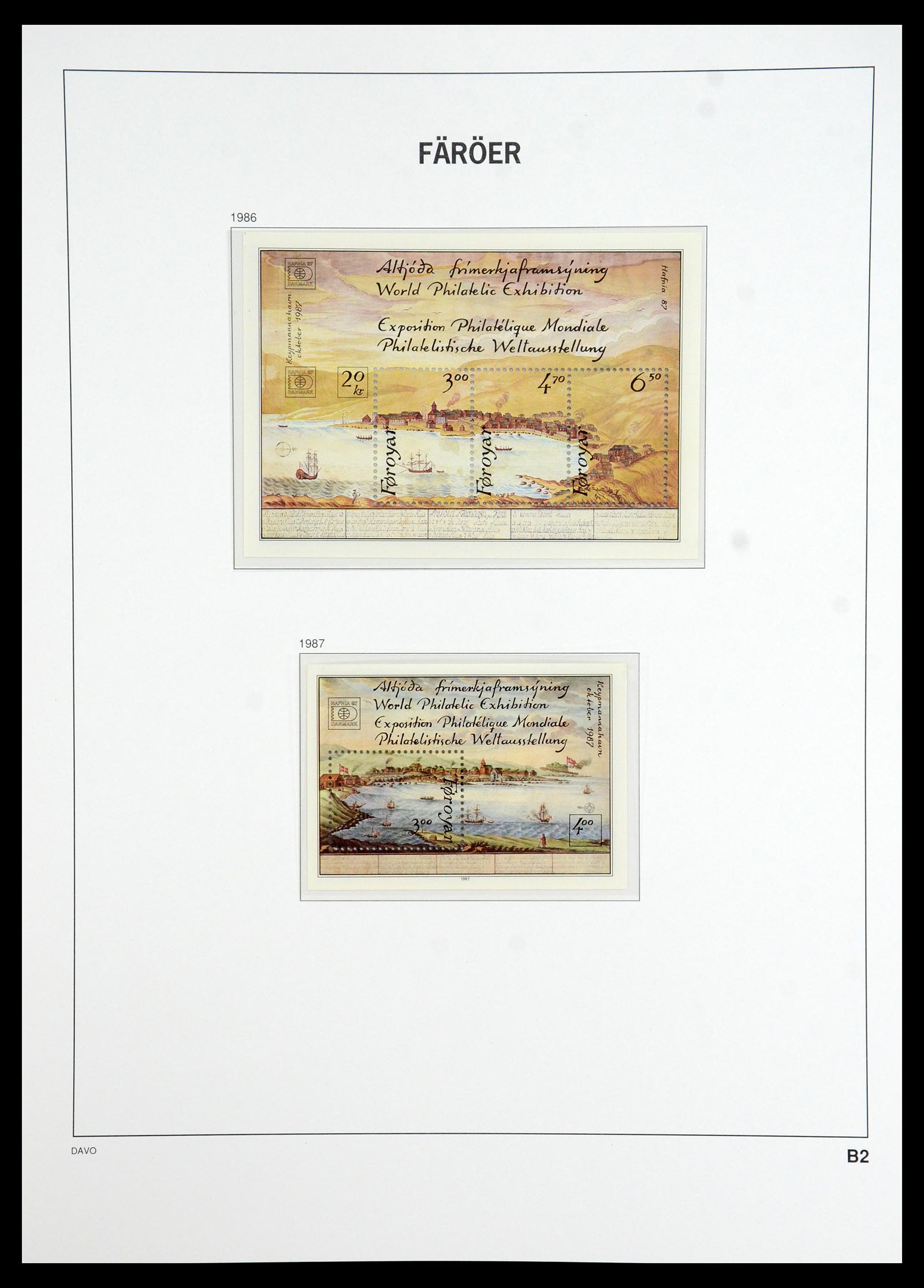 35912 038 - Postzegelverzameling 35912 Faeroer 1975-2005.