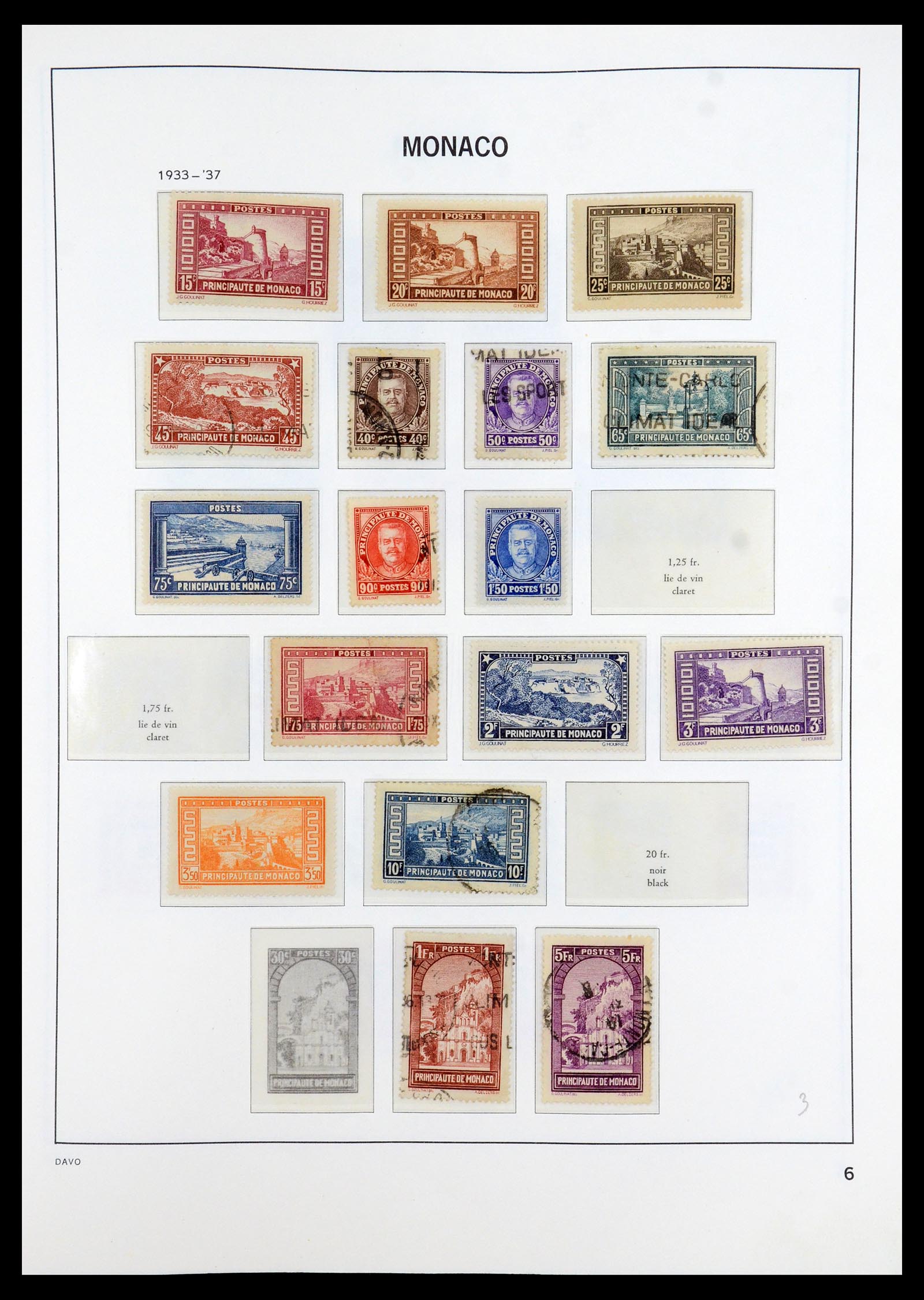 35913 006 - Postzegelverzameling 35913 Monaco 1885-1974.