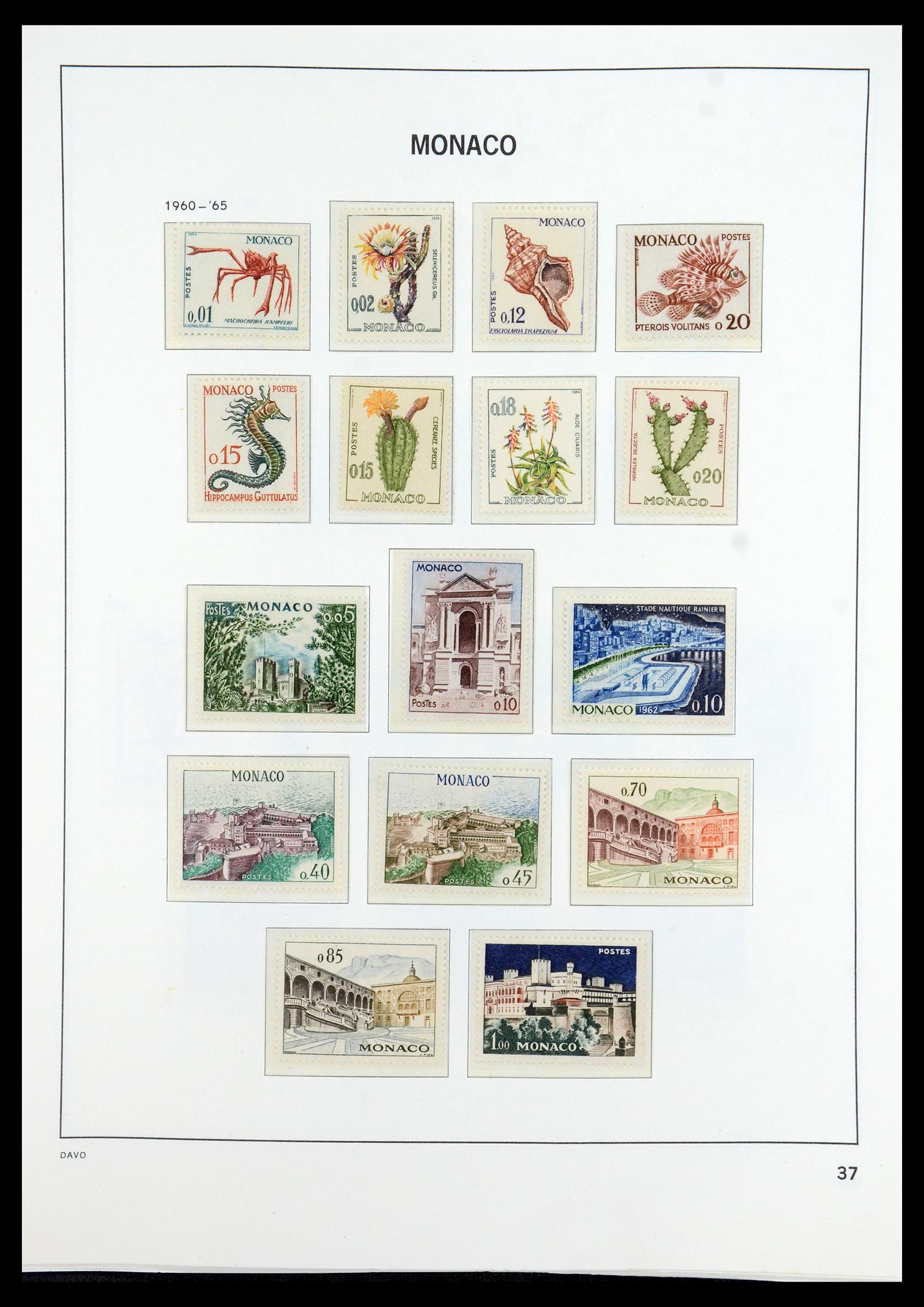 35913 037 - Stamp Collection 35913 Monaco 1885-1974.