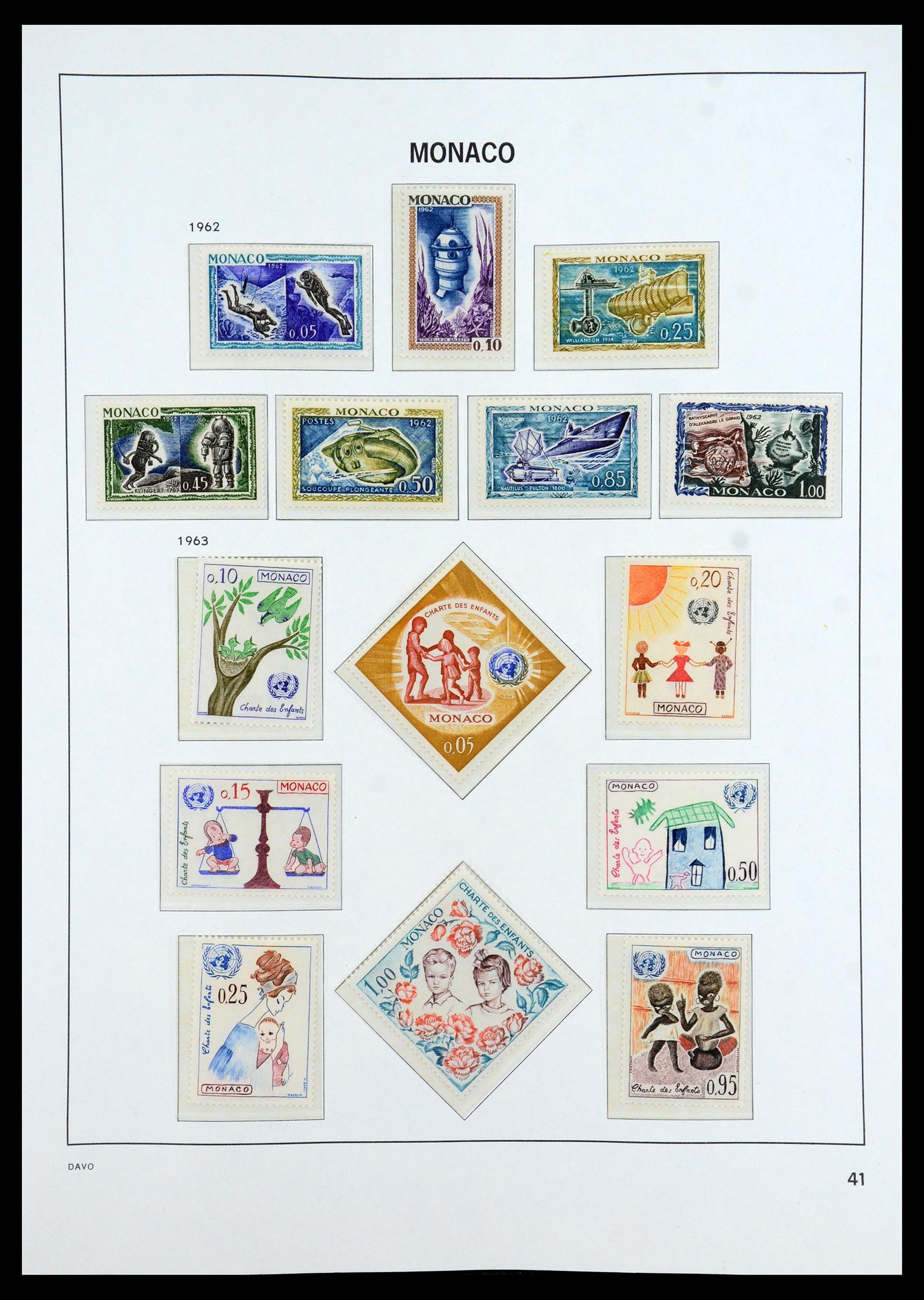 35913 041 - Postzegelverzameling 35913 Monaco 1885-1974.