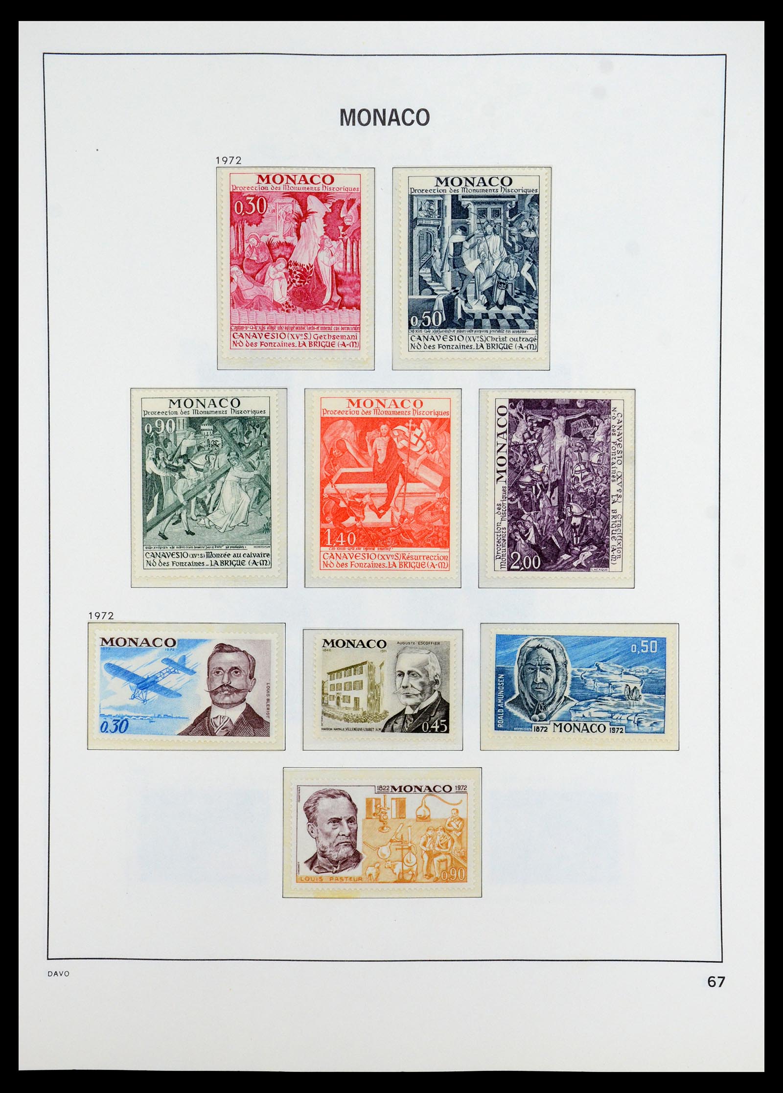 35913 067 - Postzegelverzameling 35913 Monaco 1885-1974.