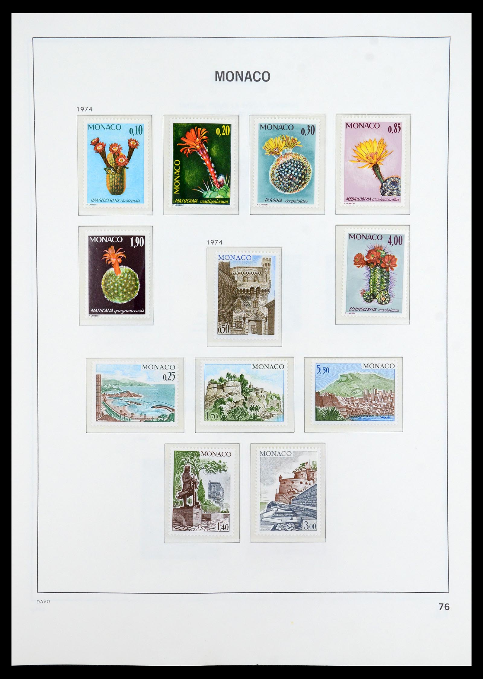 35913 076 - Postzegelverzameling 35913 Monaco 1885-1974.