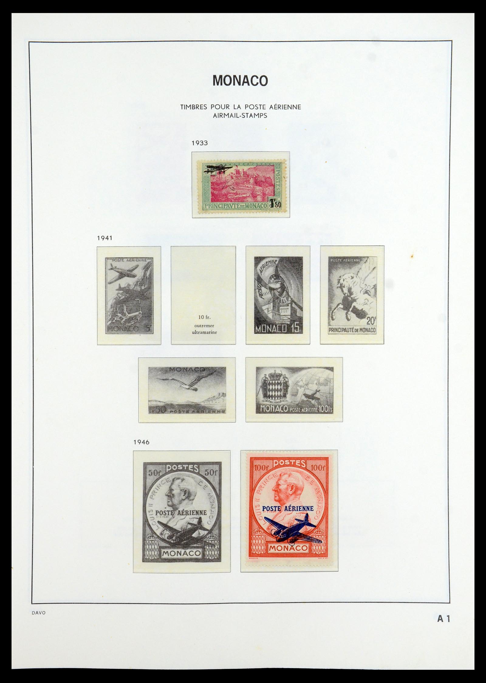 35913 077 - Postzegelverzameling 35913 Monaco 1885-1974.