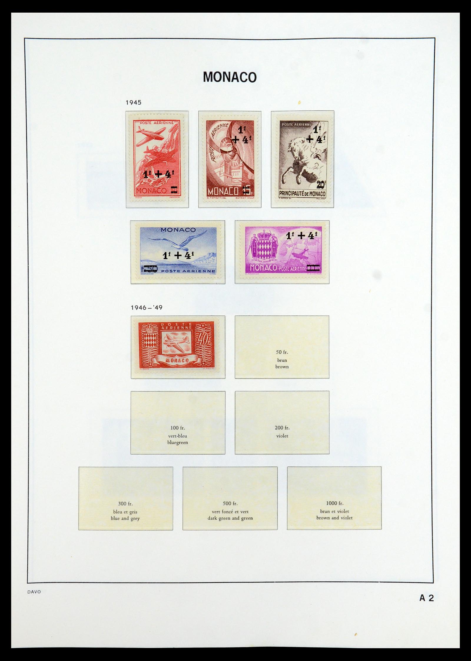 35913 078 - Postzegelverzameling 35913 Monaco 1885-1974.