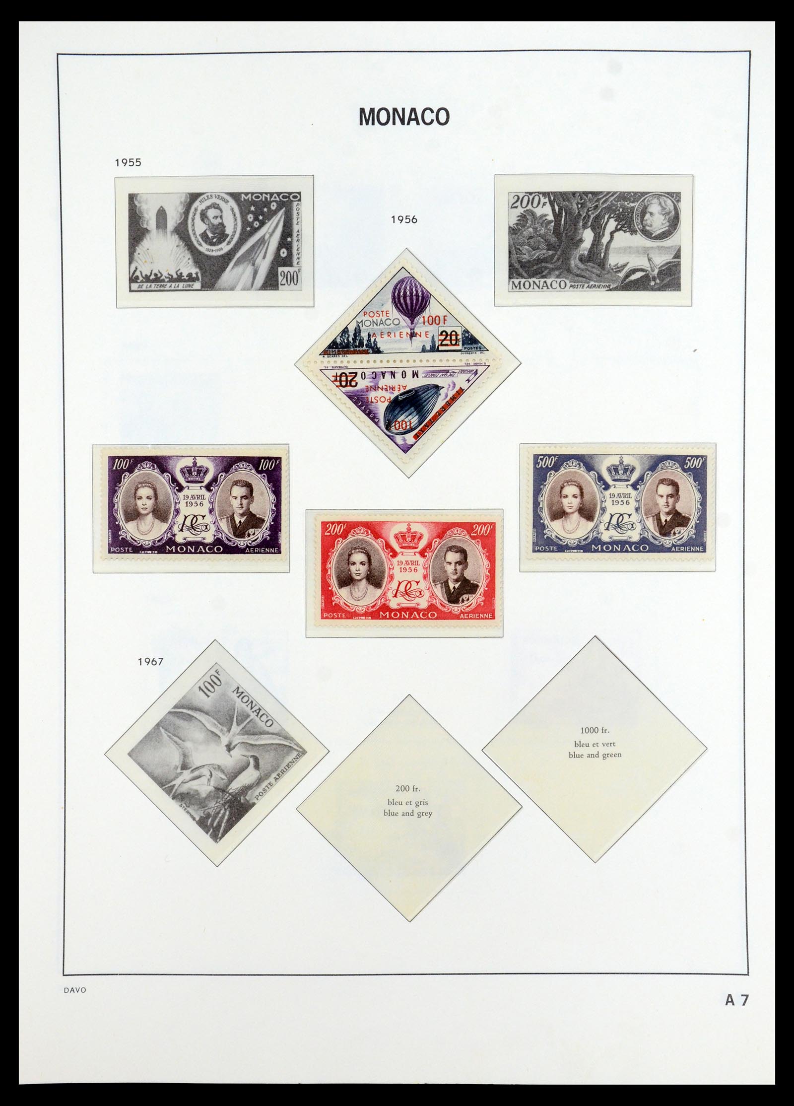 35913 081 - Stamp Collection 35913 Monaco 1885-1974.