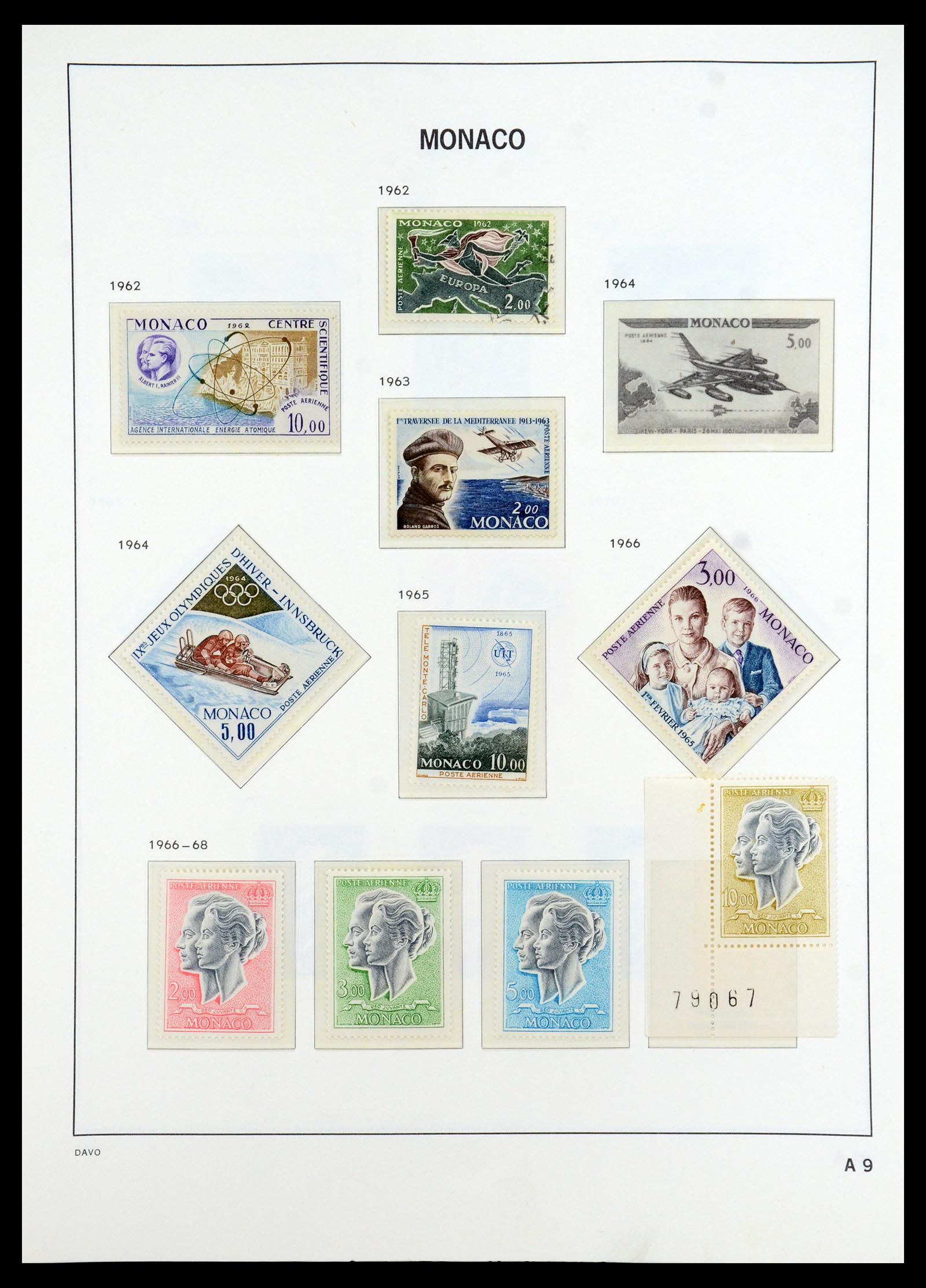 35913 083 - Postzegelverzameling 35913 Monaco 1885-1974.