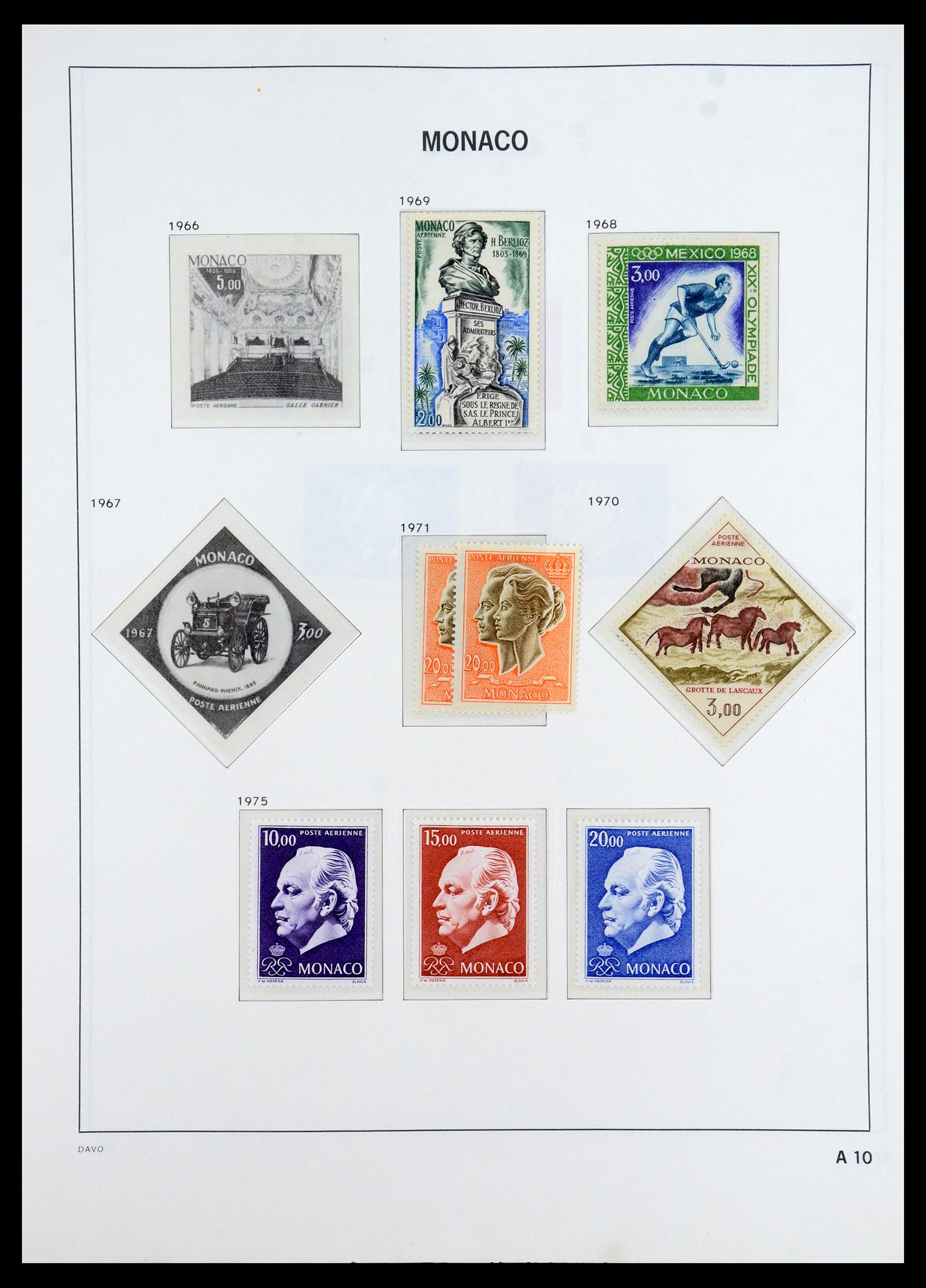 35913 084 - Postzegelverzameling 35913 Monaco 1885-1974.