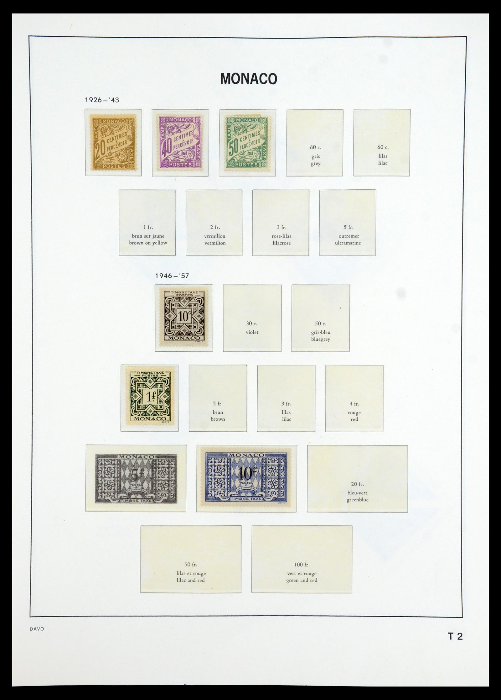 35913 087 - Stamp Collection 35913 Monaco 1885-1974.