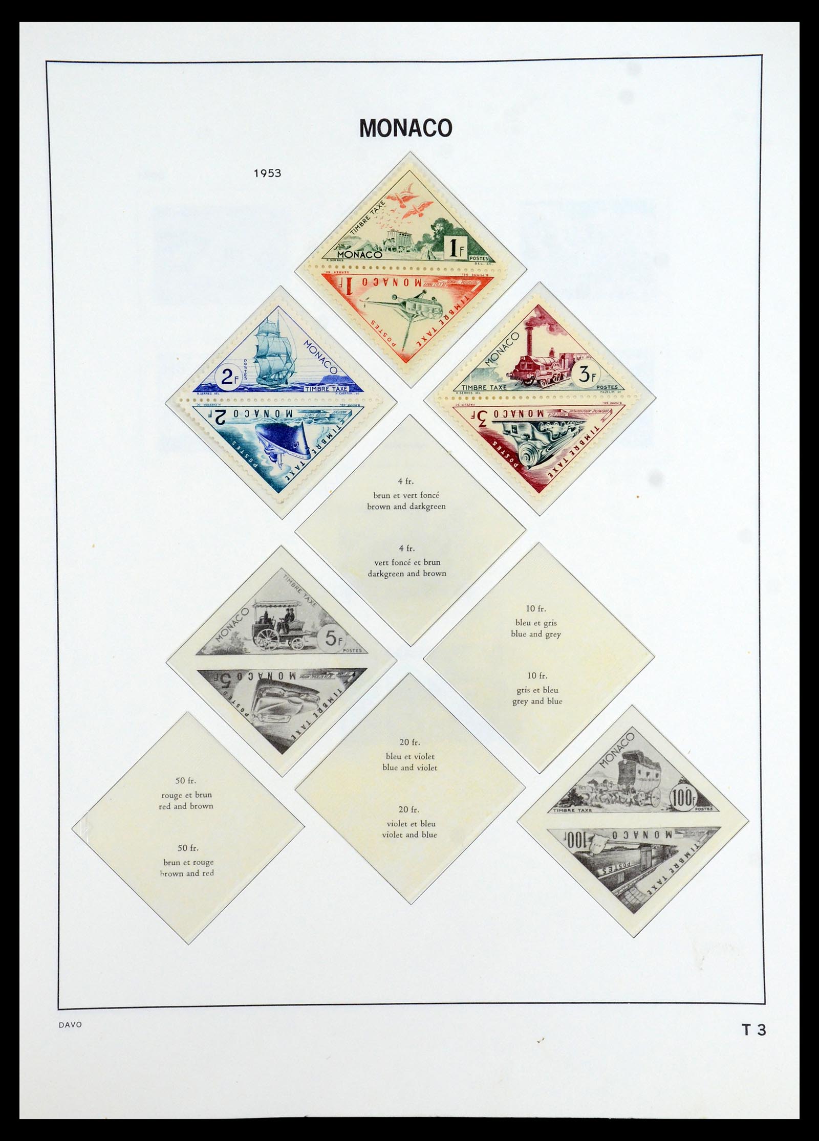 35913 088 - Stamp Collection 35913 Monaco 1885-1974.