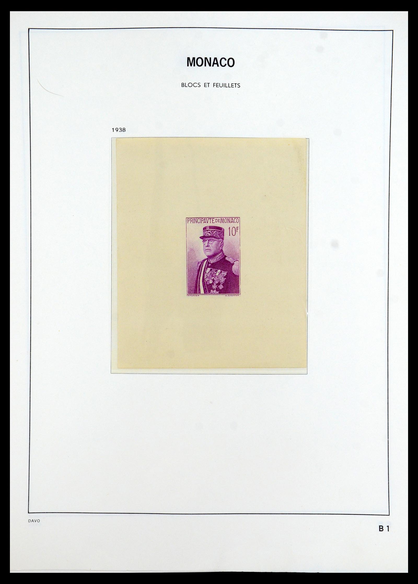 35913 090 - Postzegelverzameling 35913 Monaco 1885-1974.