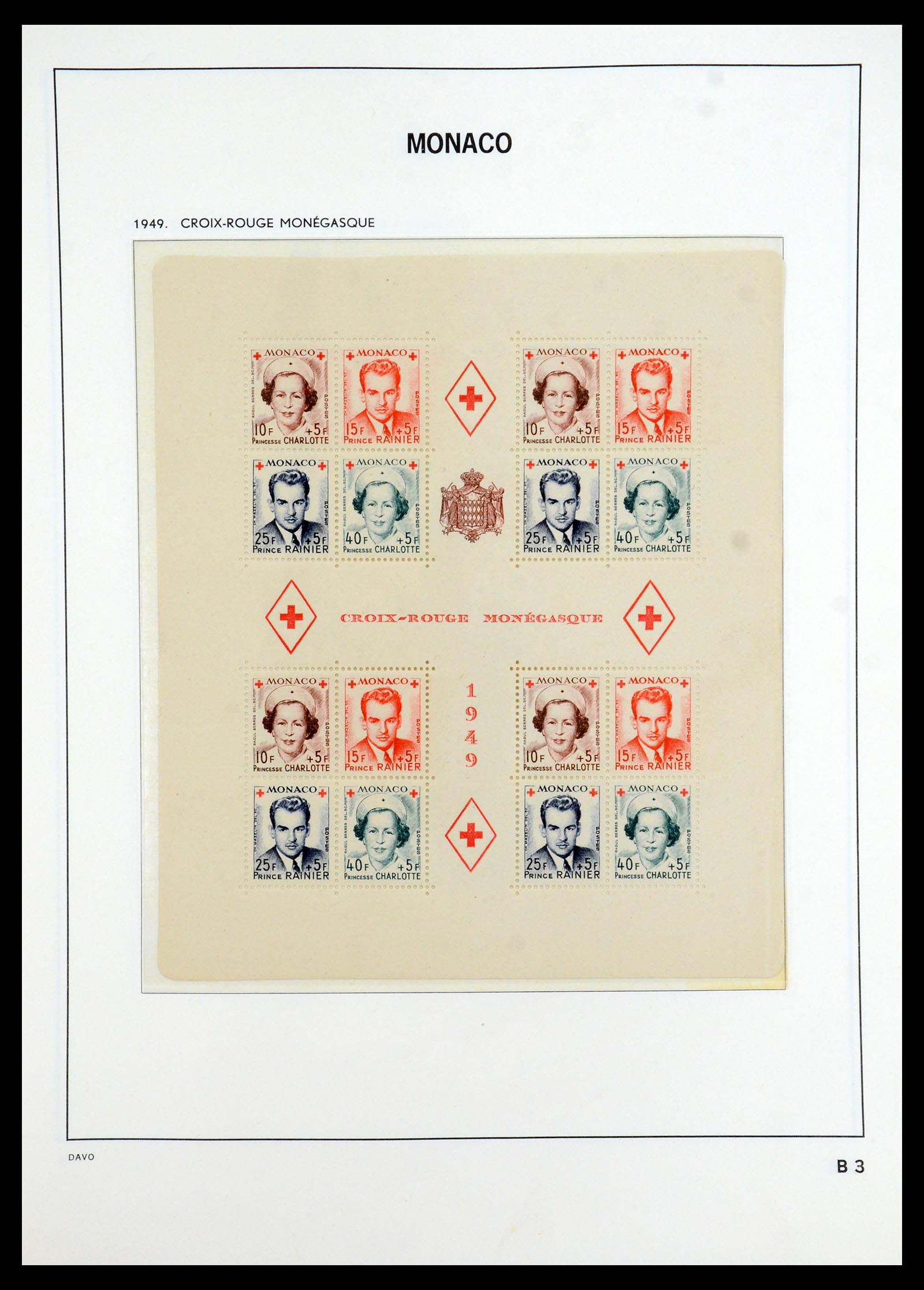 35913 092 - Stamp Collection 35913 Monaco 1885-1974.