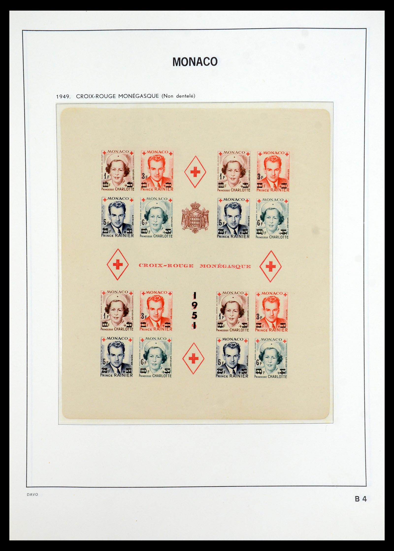 35913 093 - Postzegelverzameling 35913 Monaco 1885-1974.