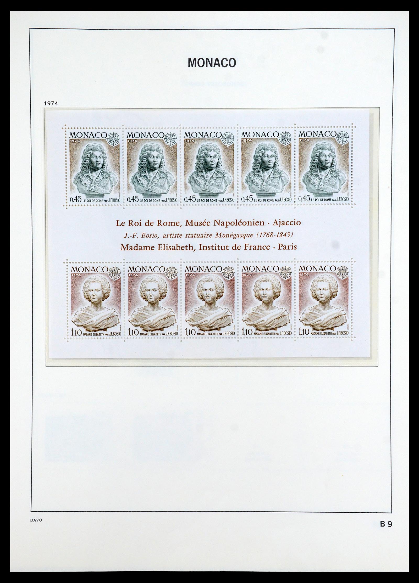 35913 097 - Postzegelverzameling 35913 Monaco 1885-1974.