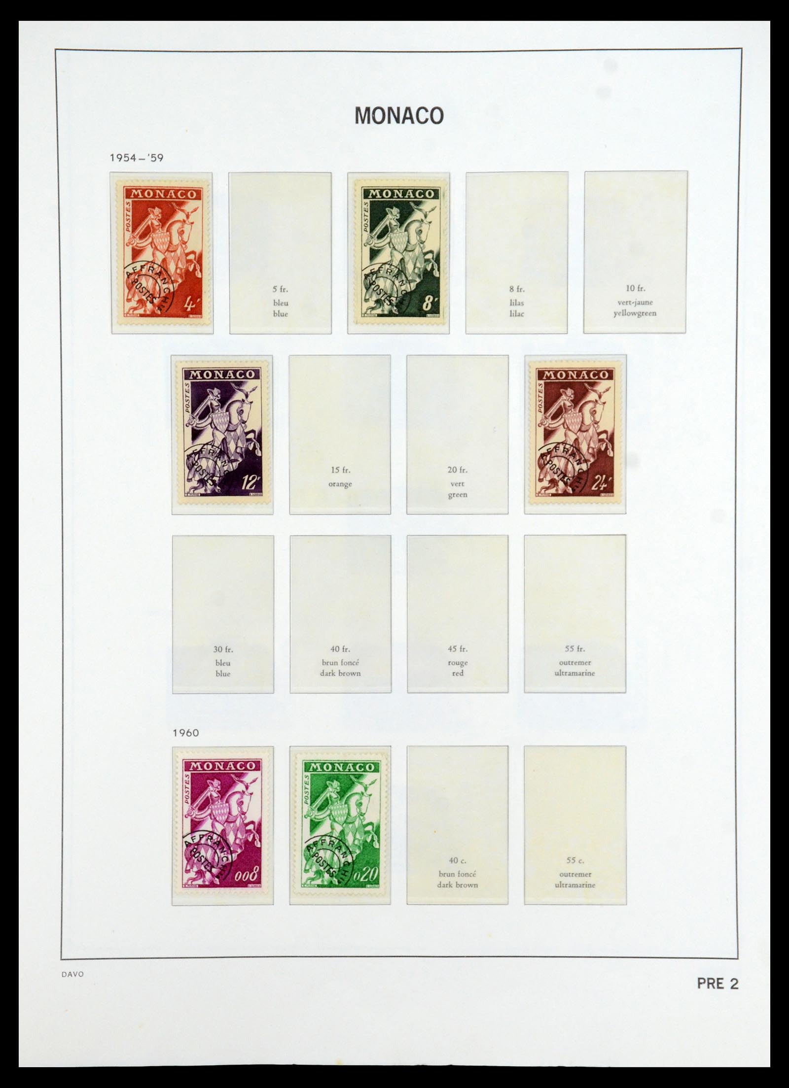 35913 099 - Postzegelverzameling 35913 Monaco 1885-1974.