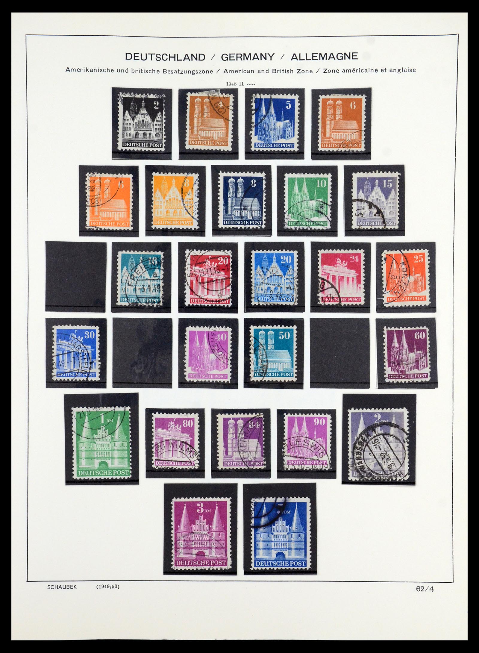 35914 007 - Stamp Collection 35914 German Zones 1945-1949.