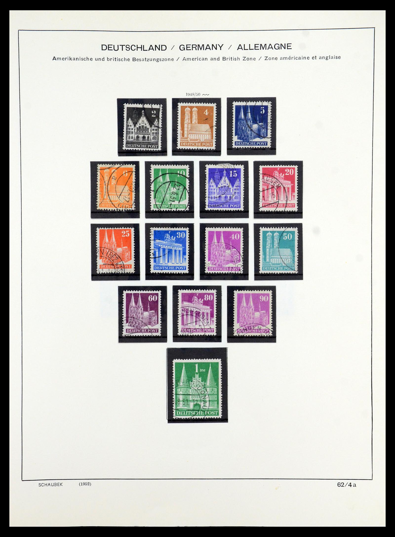 35914 008 - Postzegelverzameling 35914 Duitse Zones 1945-1949.