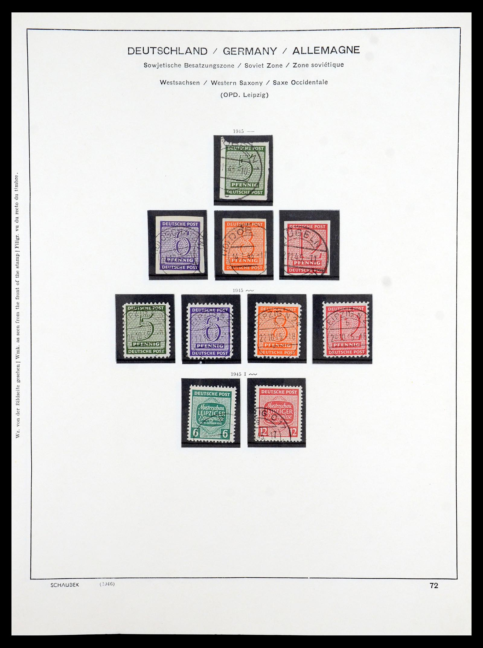 35914 032 - Stamp Collection 35914 German Zones 1945-1949.