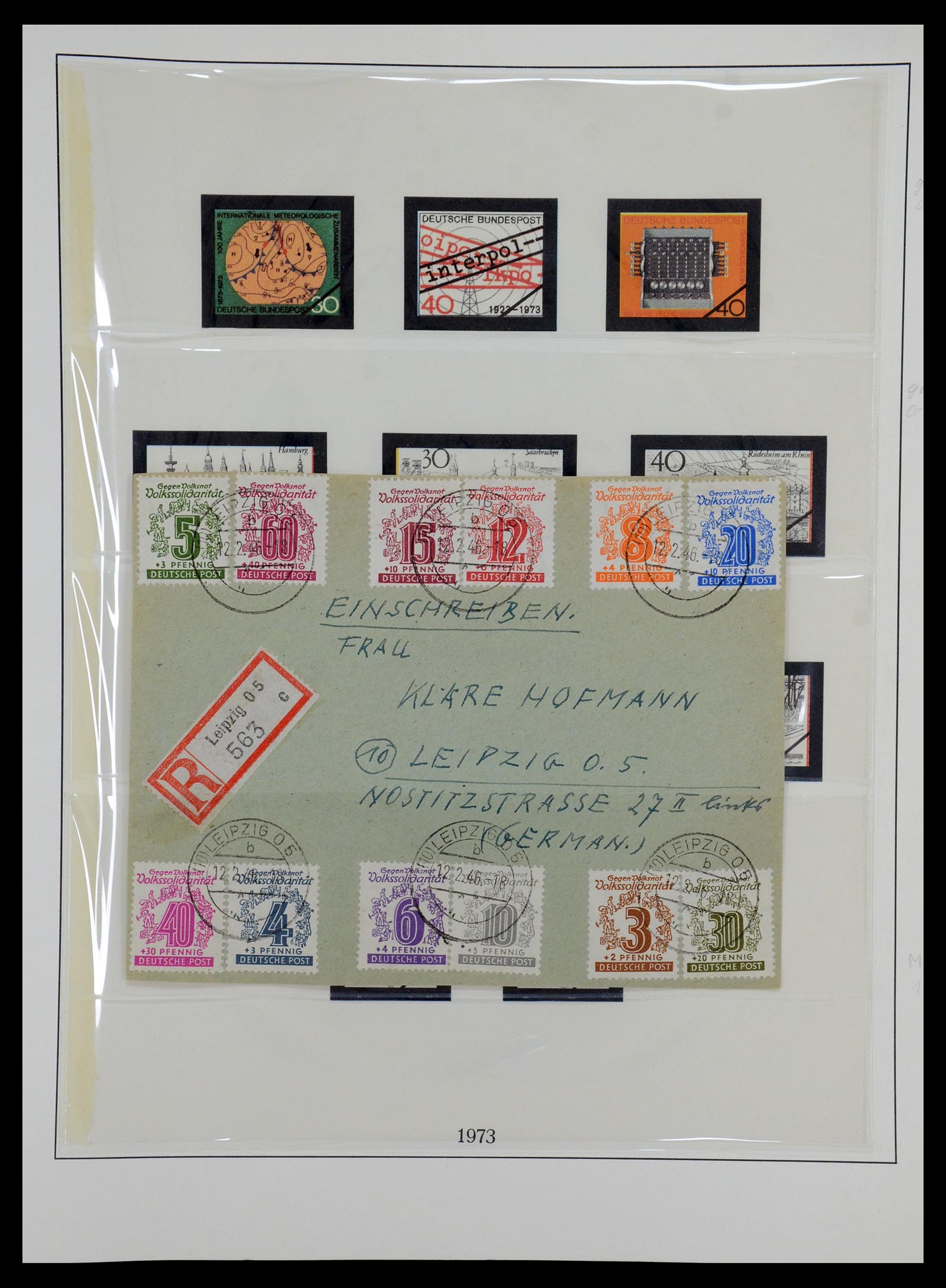 35914 037 - Stamp Collection 35914 German Zones 1945-1949.