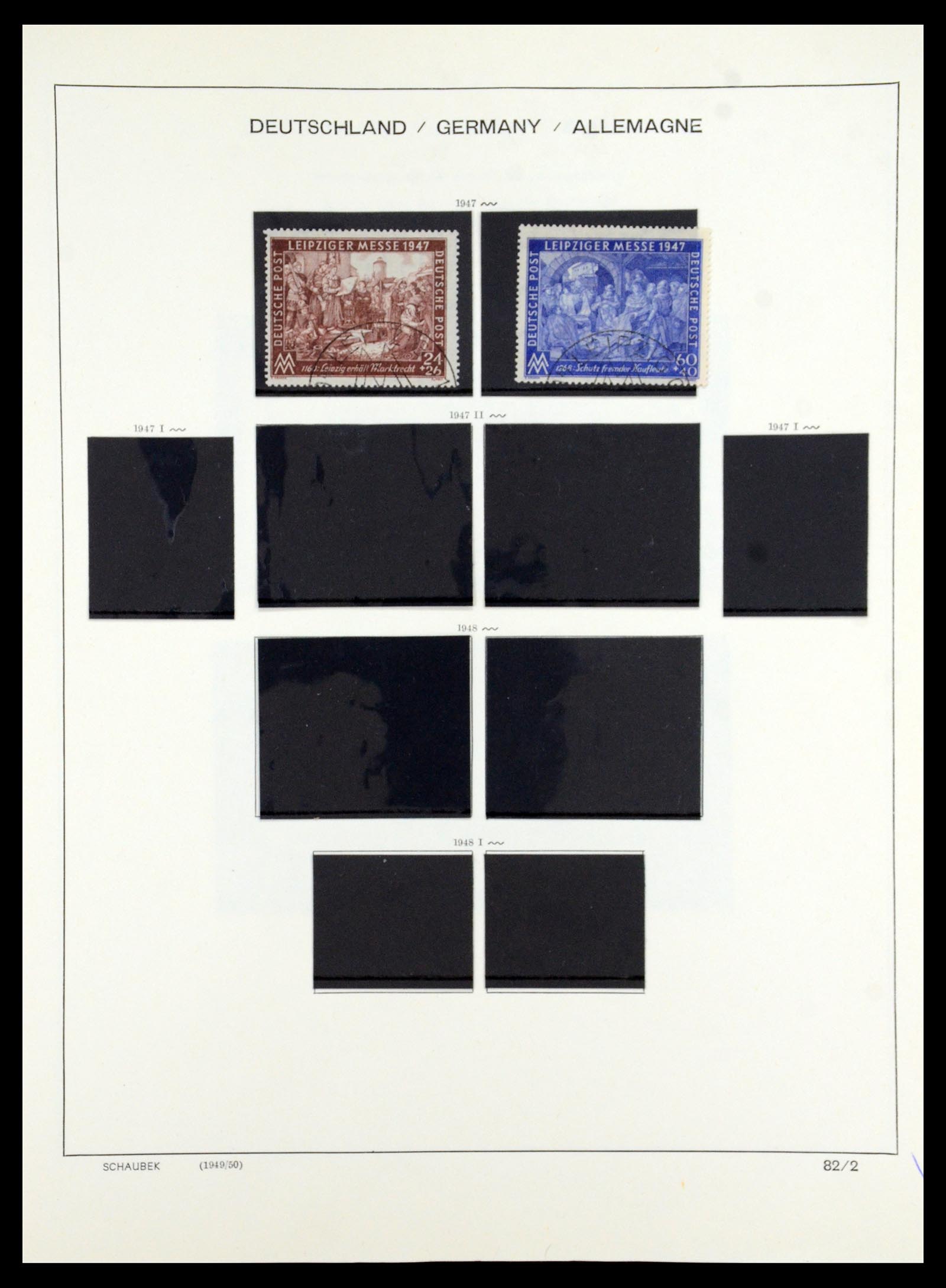 35914 057 - Postzegelverzameling 35914 Duitse Zones 1945-1949.