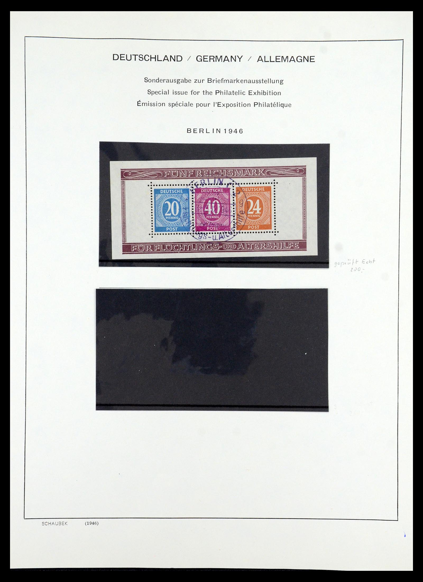 35914 058 - Postzegelverzameling 35914 Duitse Zones 1945-1949.