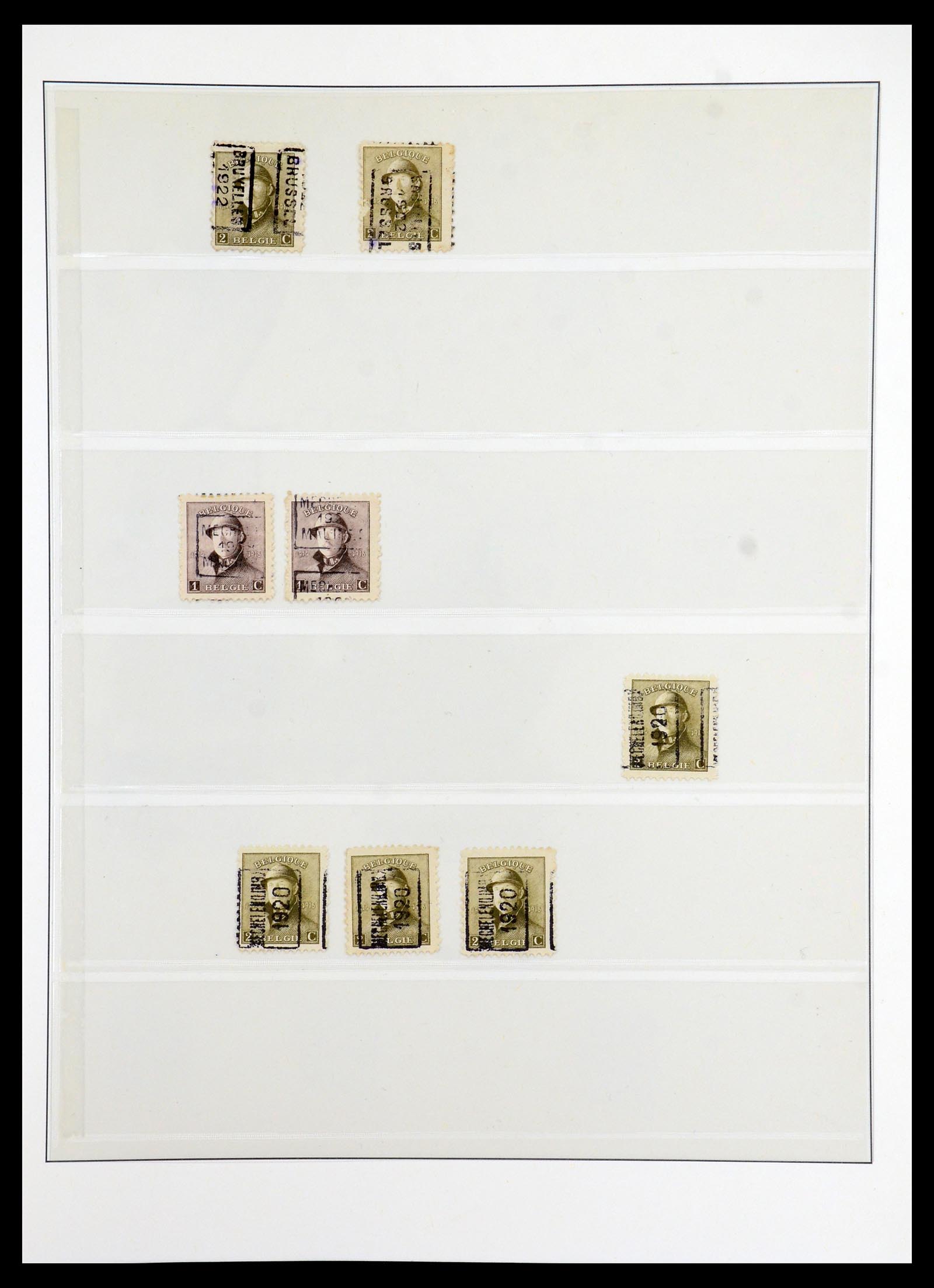 35916 013 - Postzegelverzameling 35916 België voorafstempelingen 1895-1938.