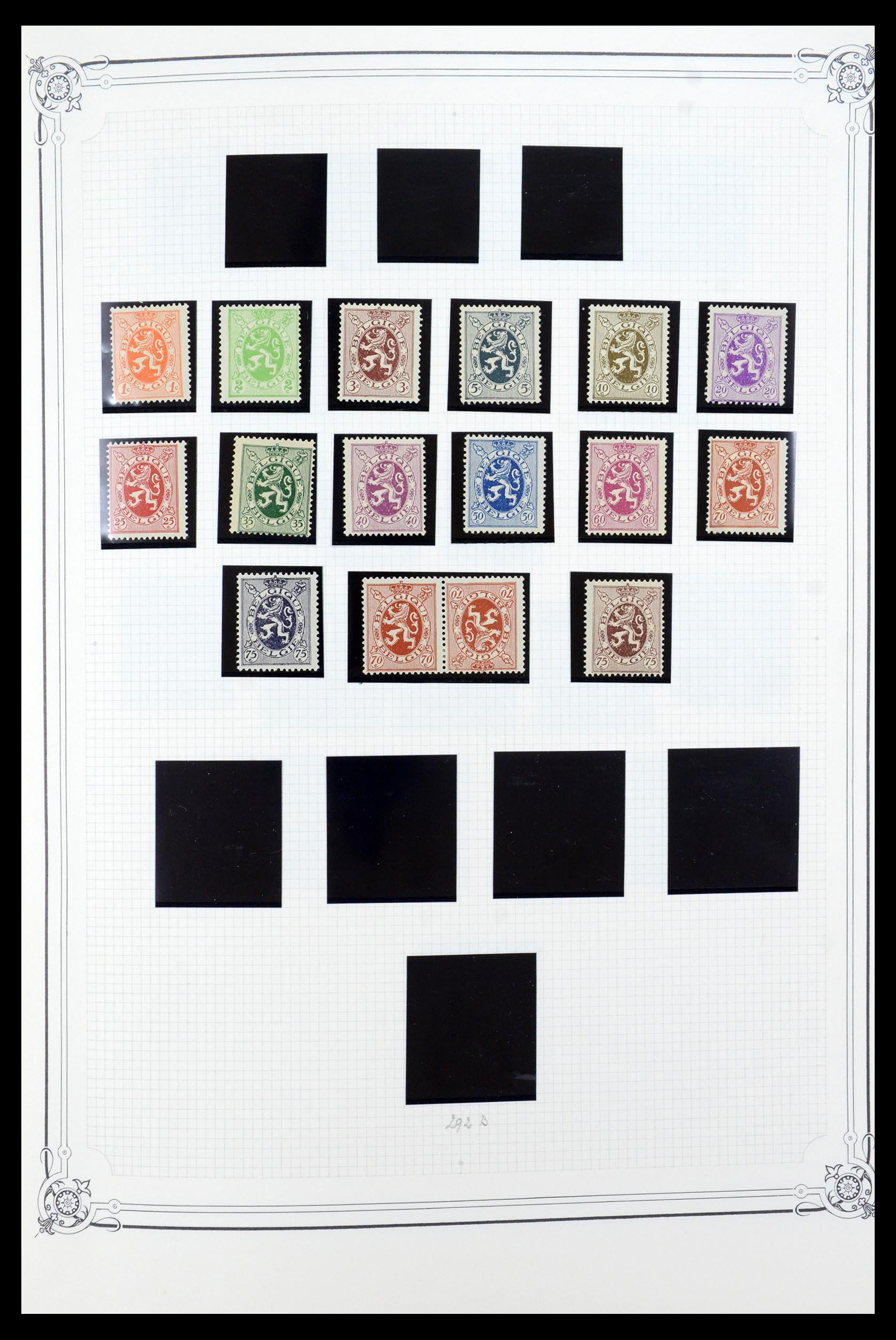 35917 005 - Stamp Collection 35917 Belgium 1870-1983.