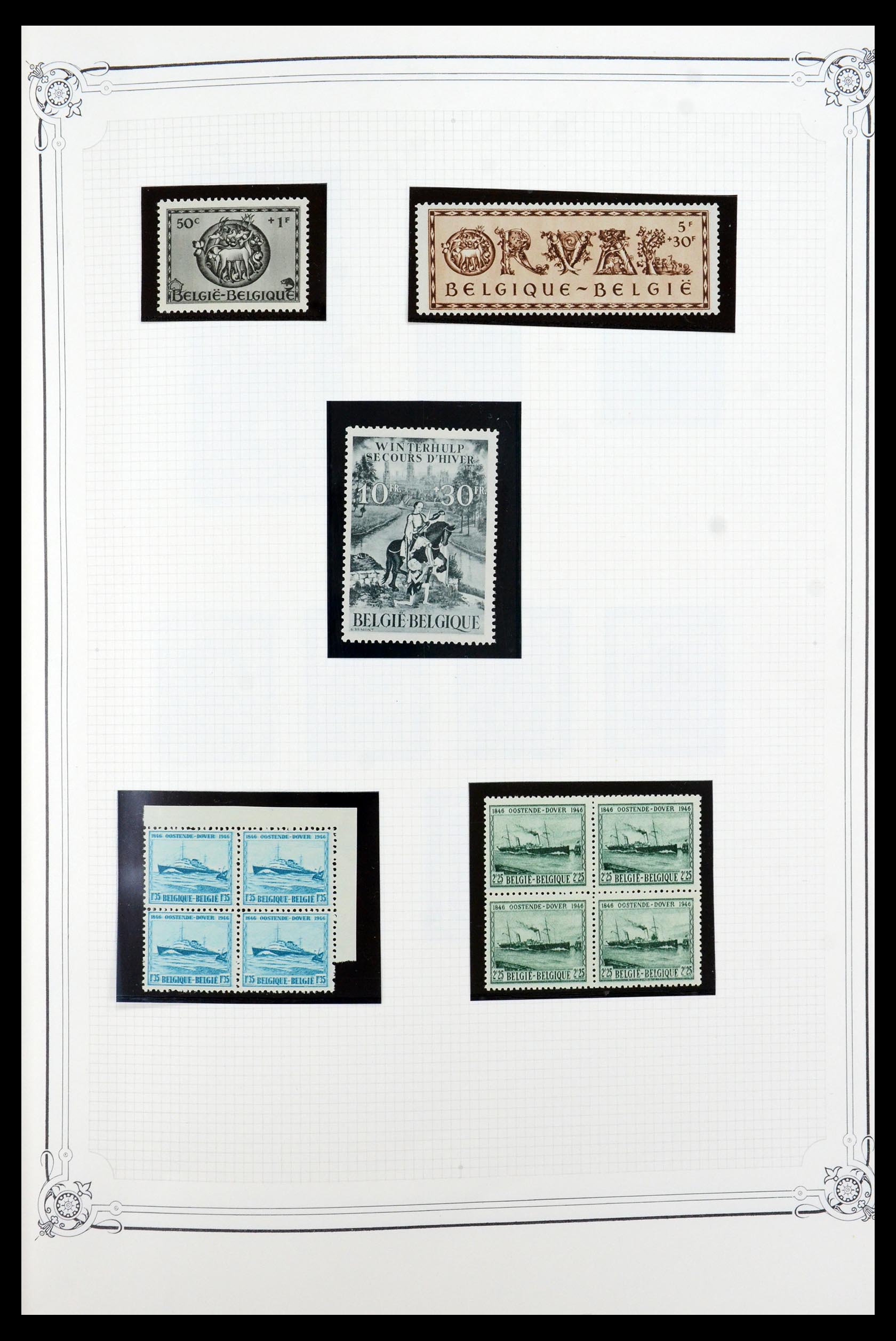 35917 010 - Stamp Collection 35917 Belgium 1870-1983.