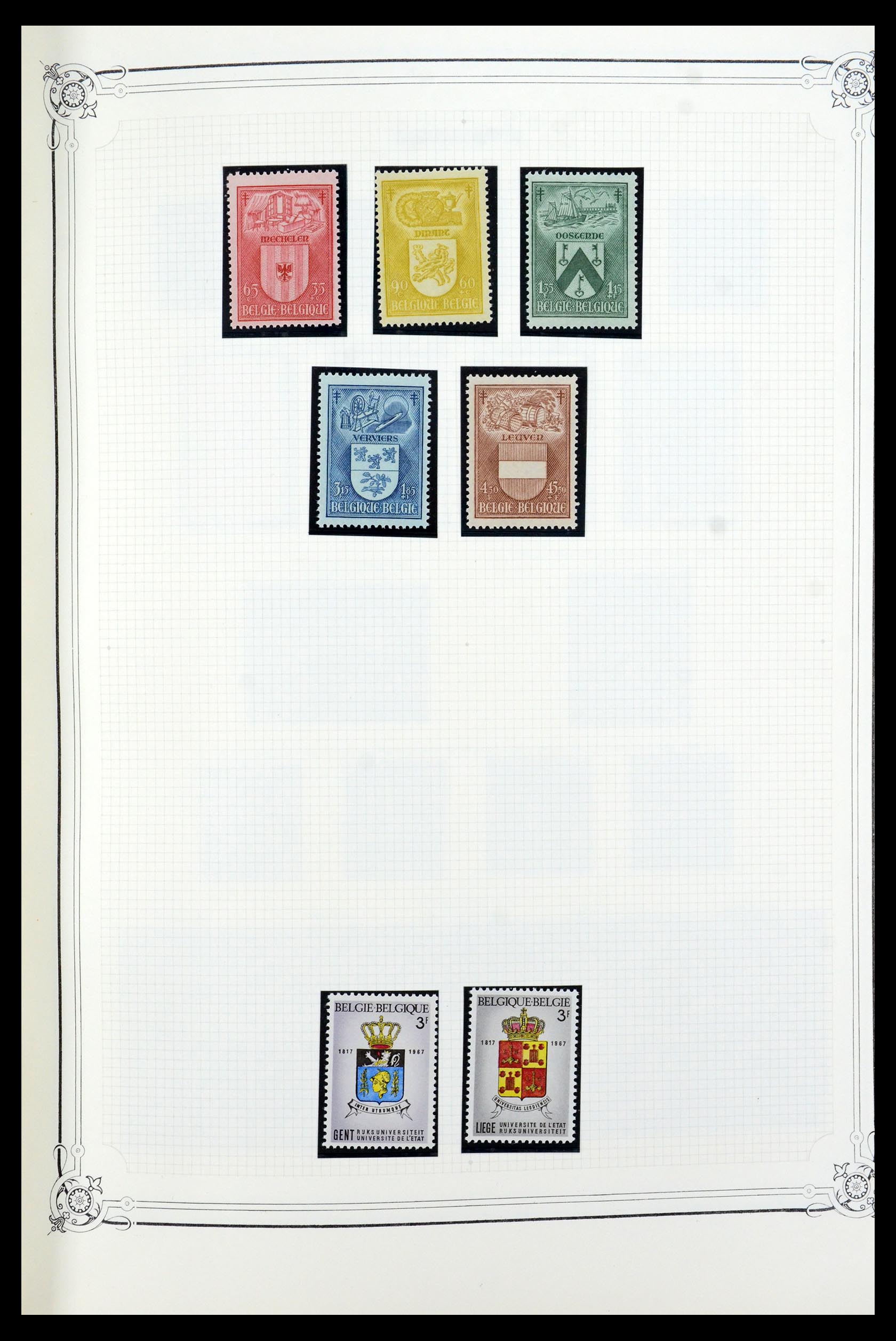 35917 016 - Stamp Collection 35917 Belgium 1870-1983.