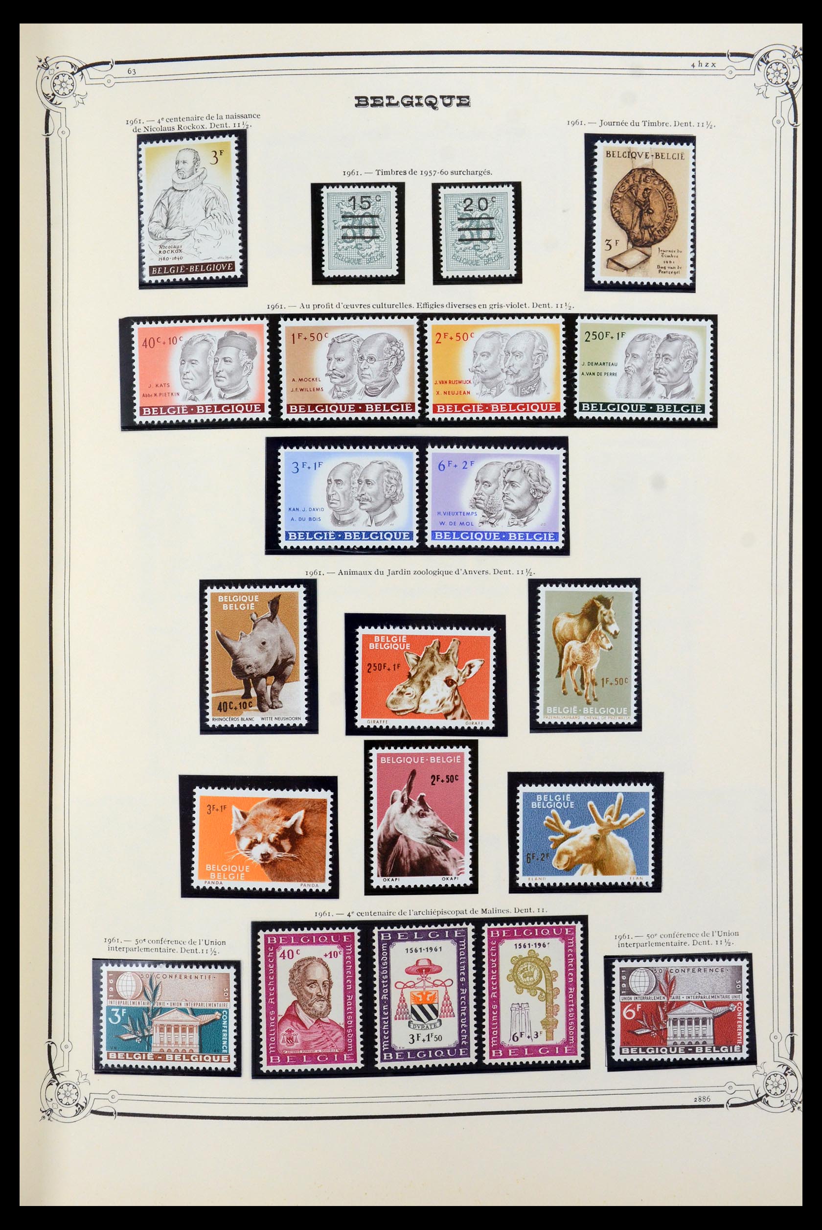 35917 020 - Stamp Collection 35917 Belgium 1870-1983.