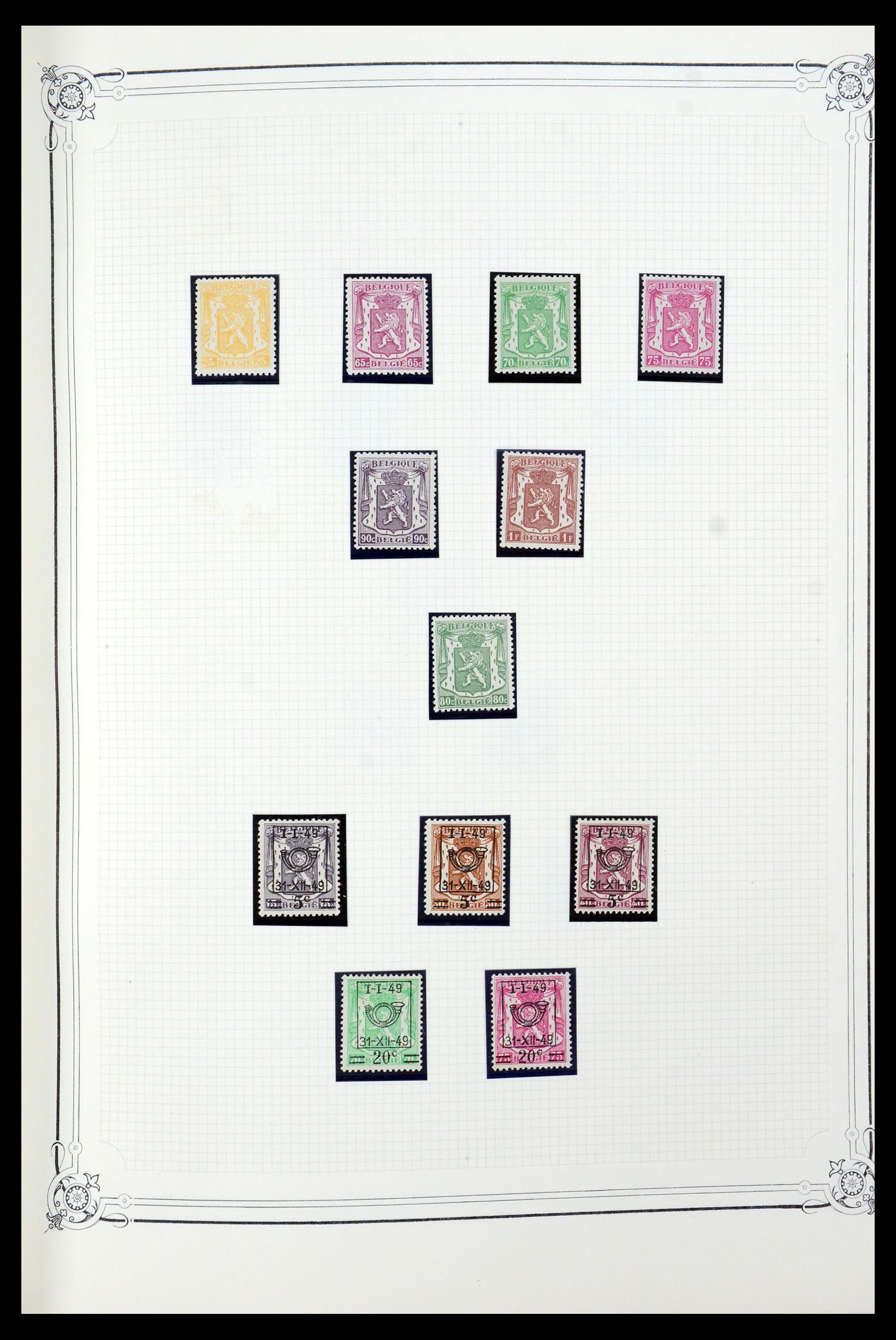 35917 025 - Stamp Collection 35917 Belgium 1870-1983.