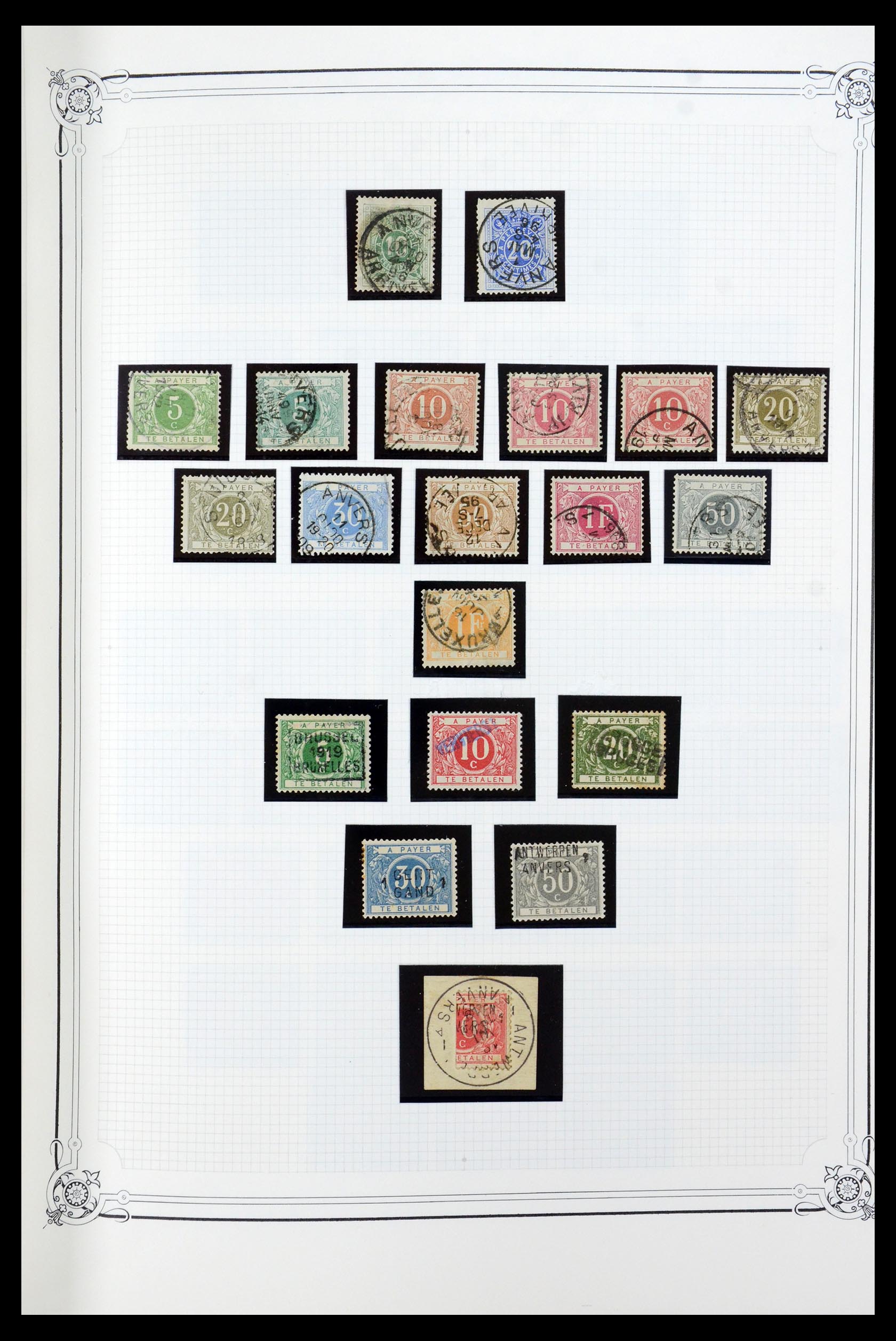 35917 033 - Postzegelverzameling 35917 België 1870-1983.