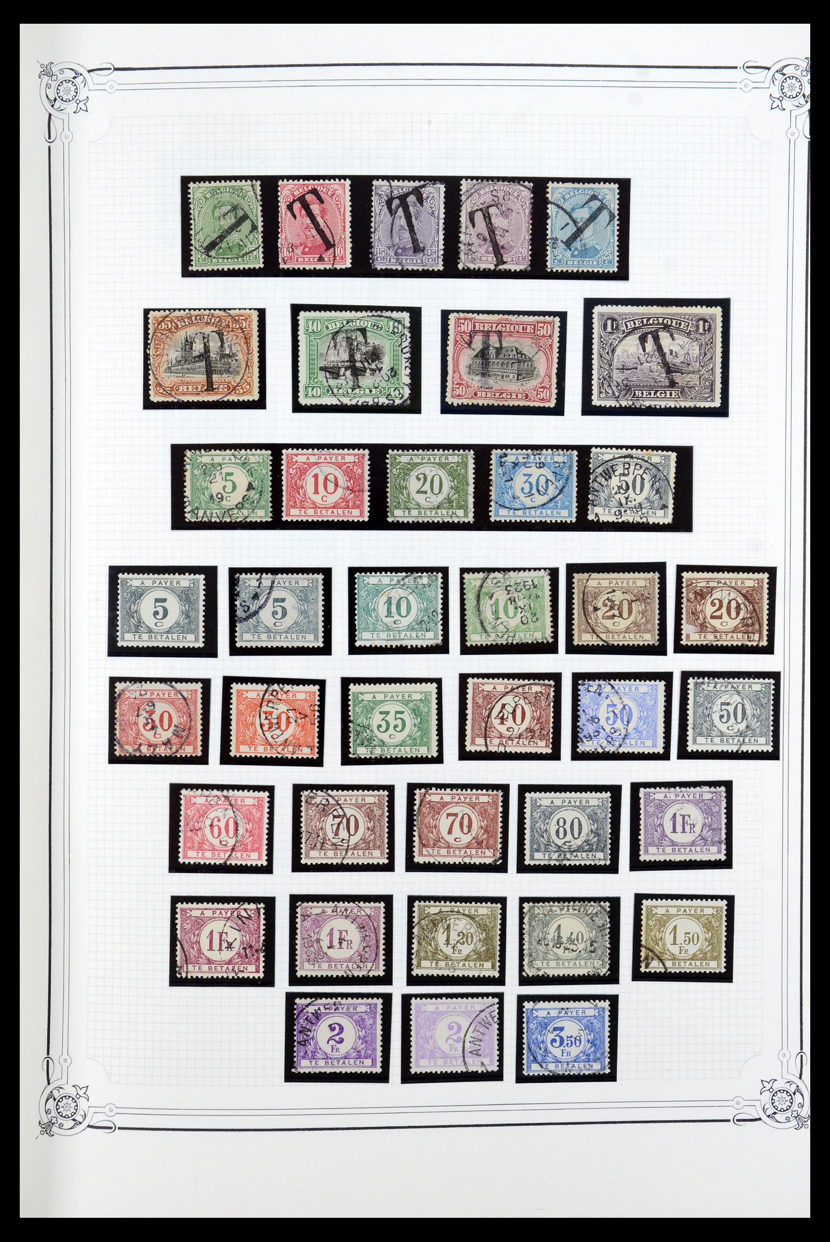 35917 034 - Postzegelverzameling 35917 België 1870-1983.