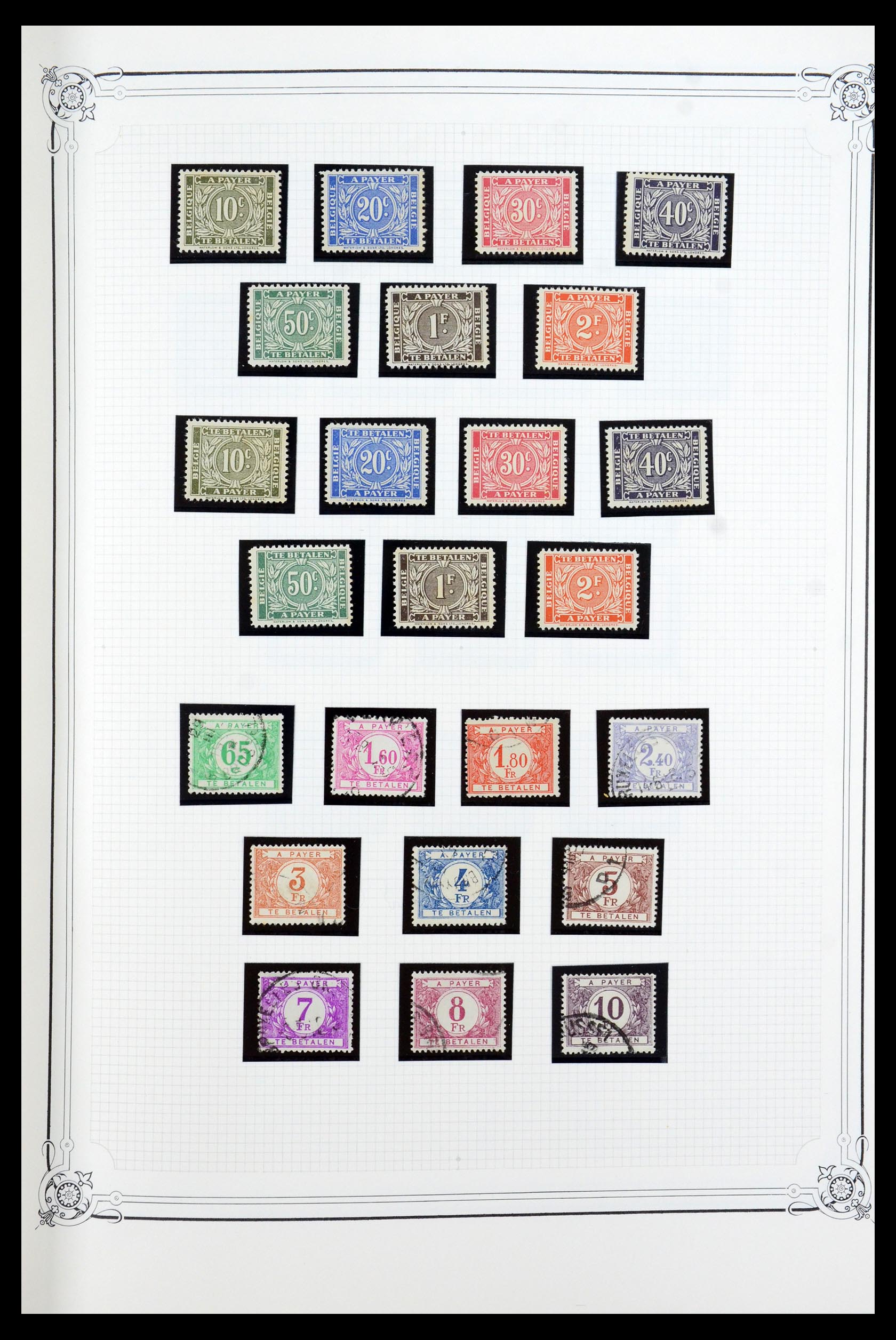 35917 035 - Postzegelverzameling 35917 België 1870-1983.