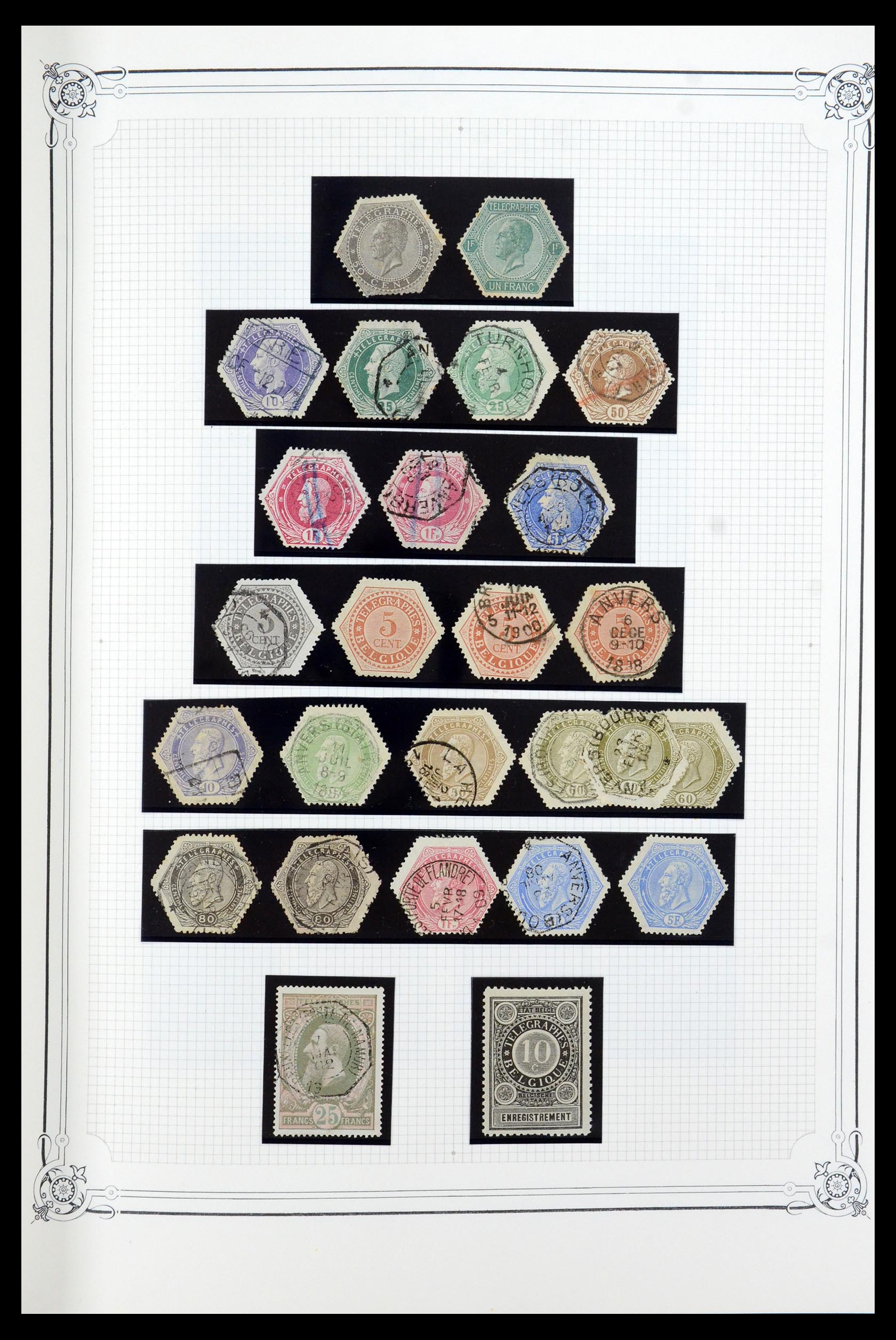 35917 037 - Stamp Collection 35917 Belgium 1870-1983.