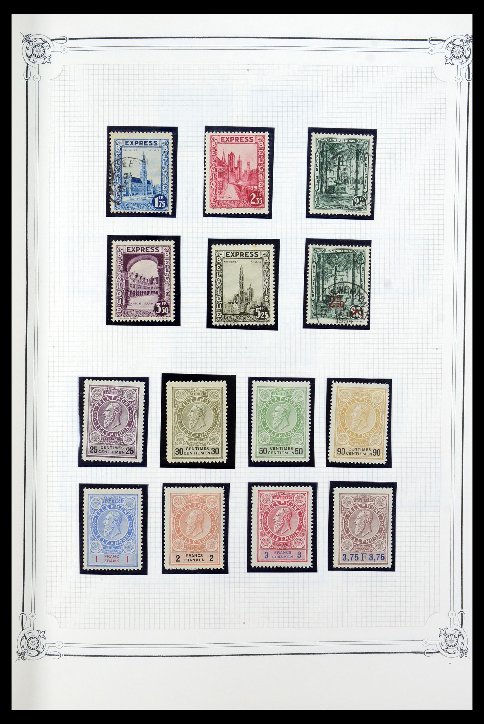 35917 038 - Postzegelverzameling 35917 België 1870-1983.