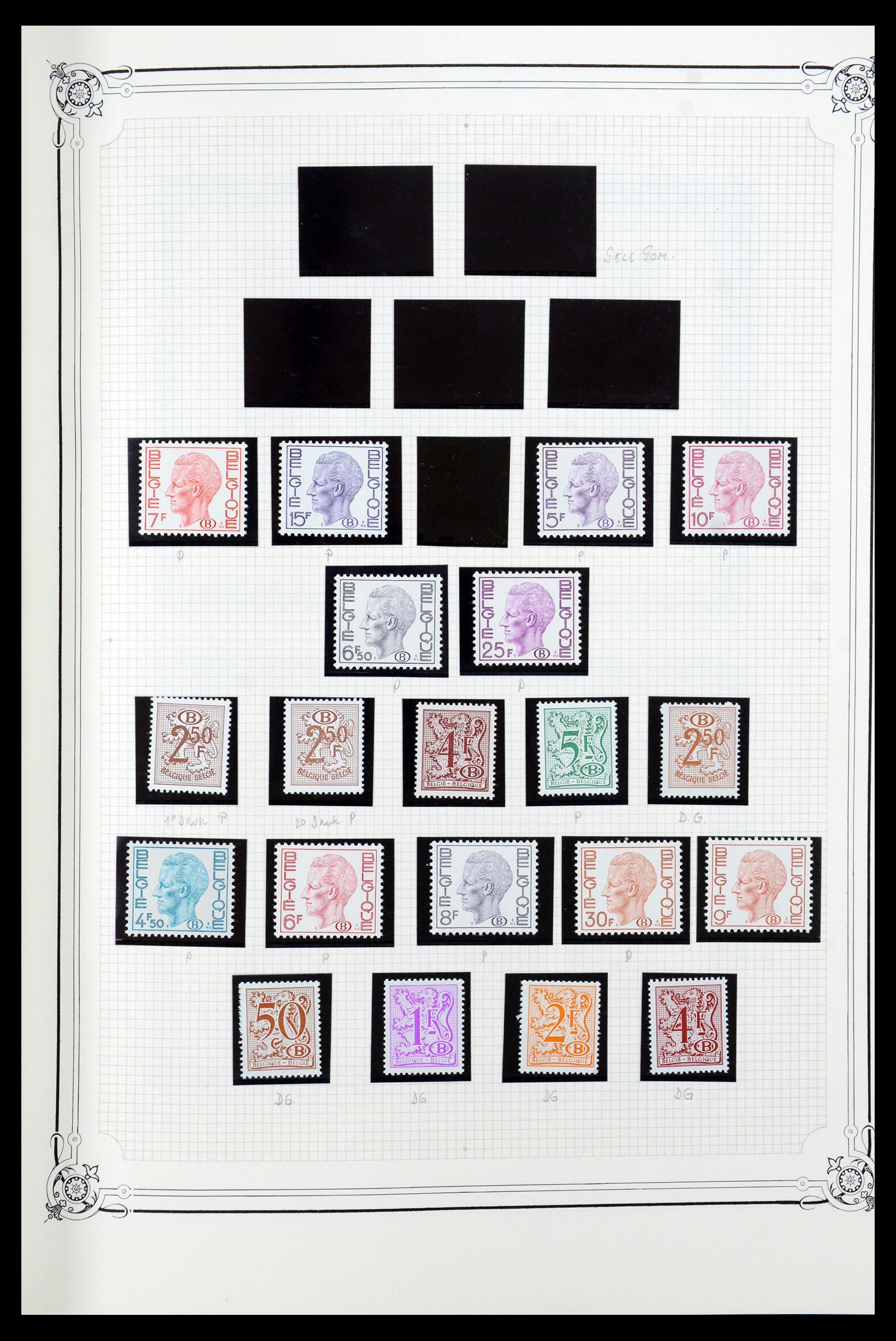 35917 039 - Stamp Collection 35917 Belgium 1870-1983.
