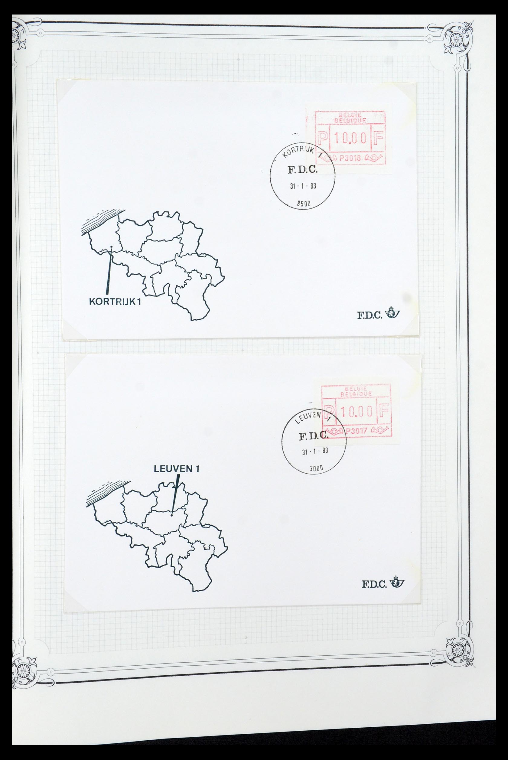 35917 053 - Postzegelverzameling 35917 België 1870-1983.