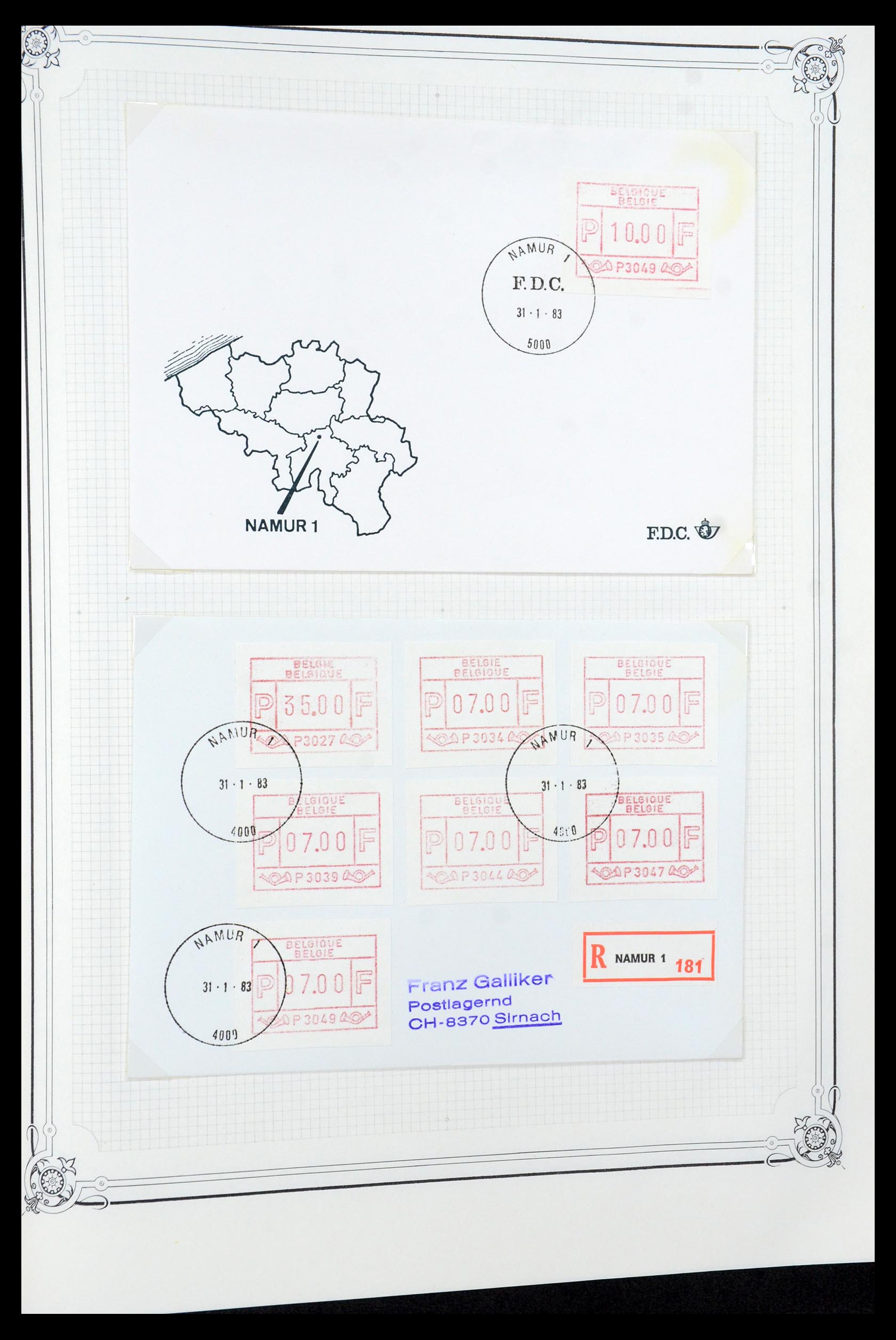 35917 058 - Stamp Collection 35917 Belgium 1870-1983.