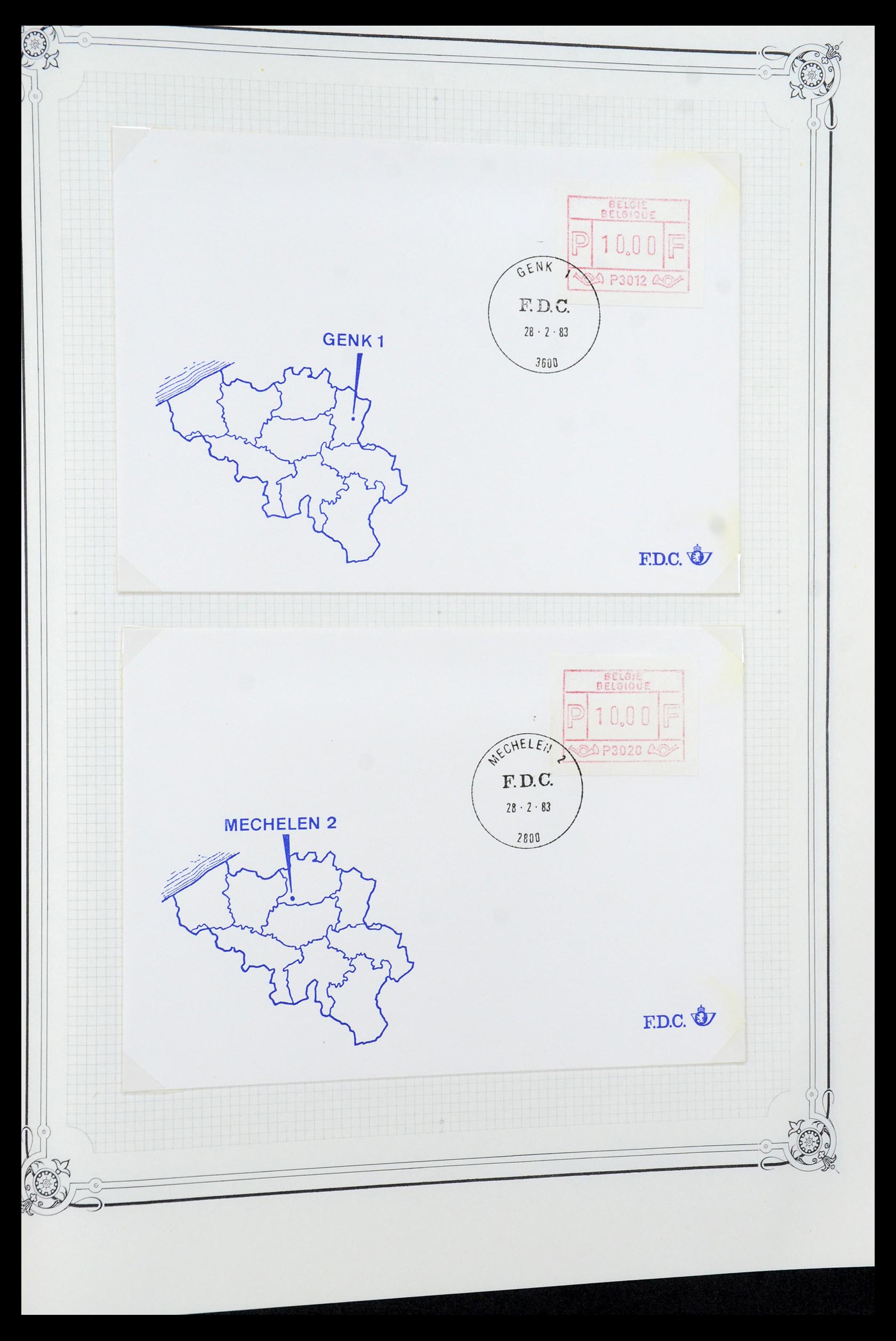 35917 060 - Postzegelverzameling 35917 België 1870-1983.